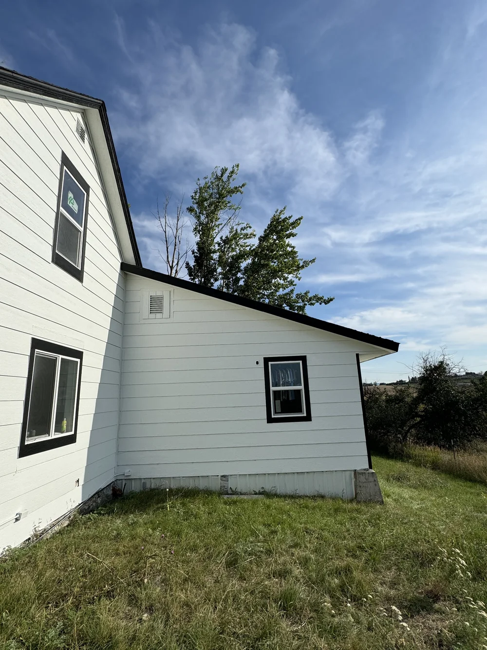 Exterior painting project in the Flathead Valley