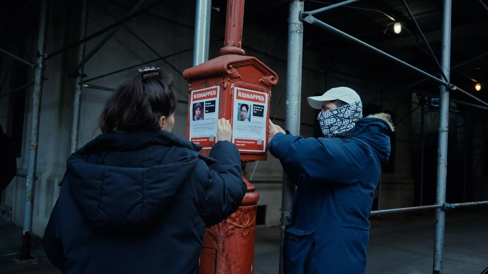 Two years ago today, @nitzanmintz &amp; @dedebandaid  together with @talhuber created the @kidnappedfromisrael campaign and the posters went up. Faces of strangers who became family - reminders of what was torn from us. Tonight, after two long years,