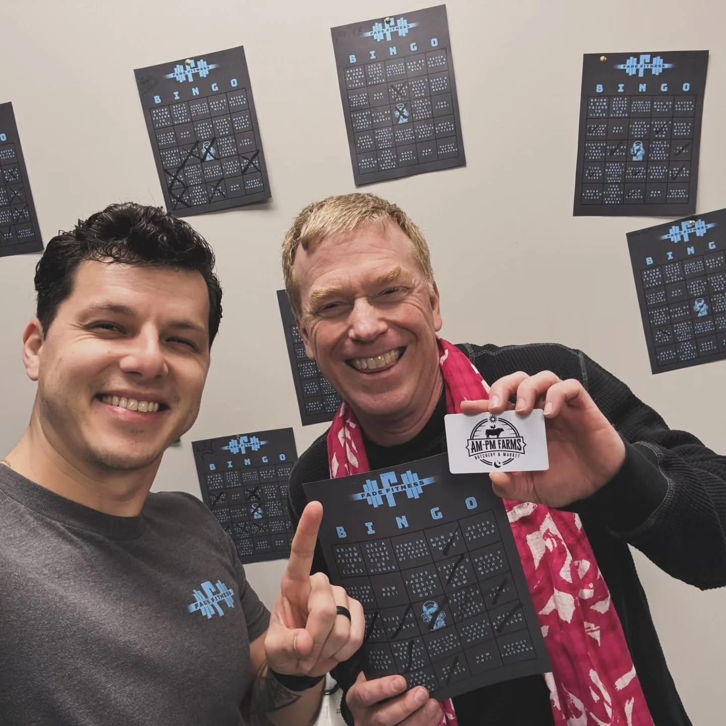 Congratulations to our bingo winners! What a blast this has been!

So thankful for our Fade Fitness Family making this such an exciting, fun, and competitive game! 

More to come! 

#travelersresthere #fadefitness #letyouroldlifefadeaway #travelersre