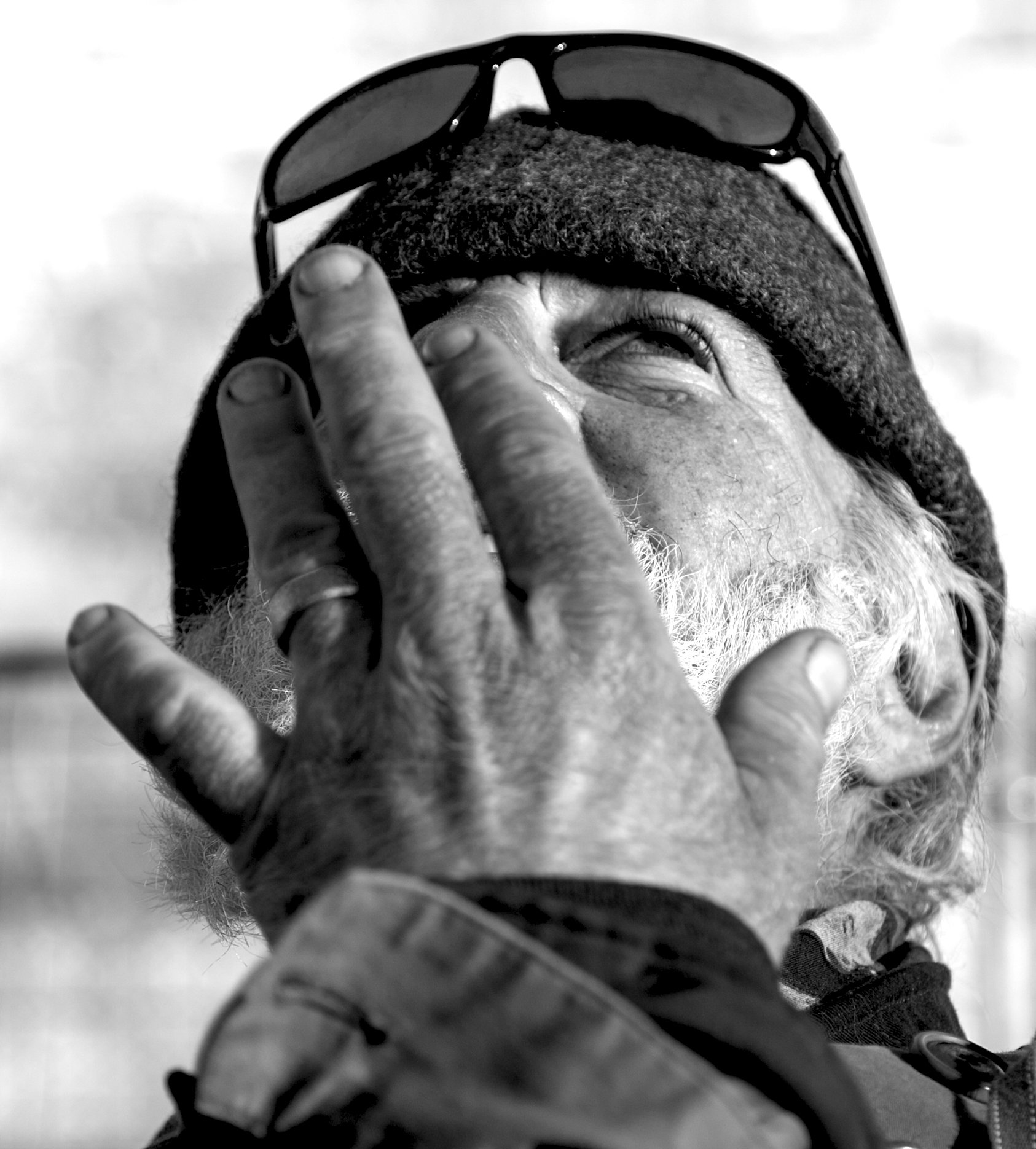 Michael soaks in the sun in Bellingham Wash., on March, 6, 2024.