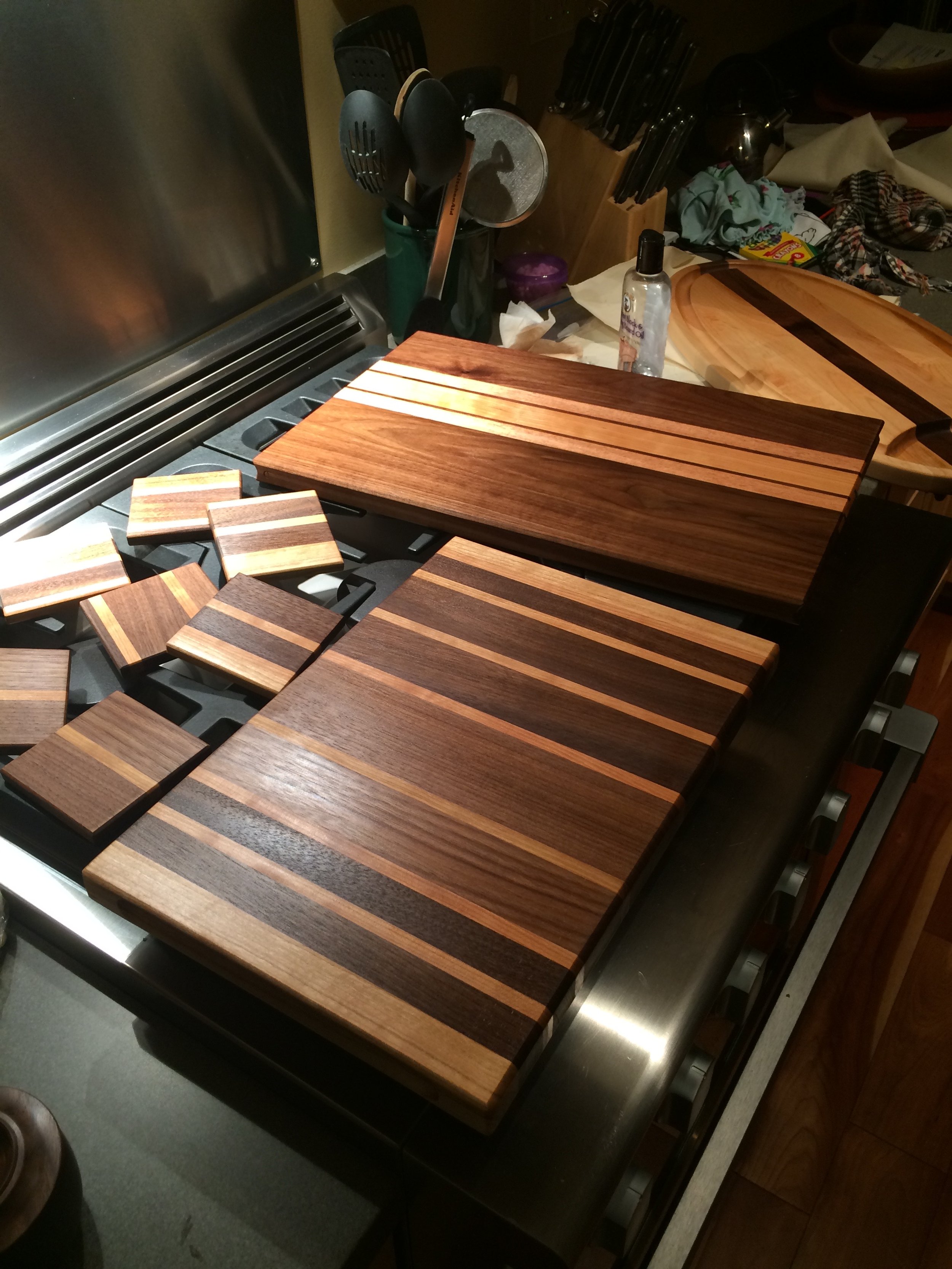 cutting boards and coasters 