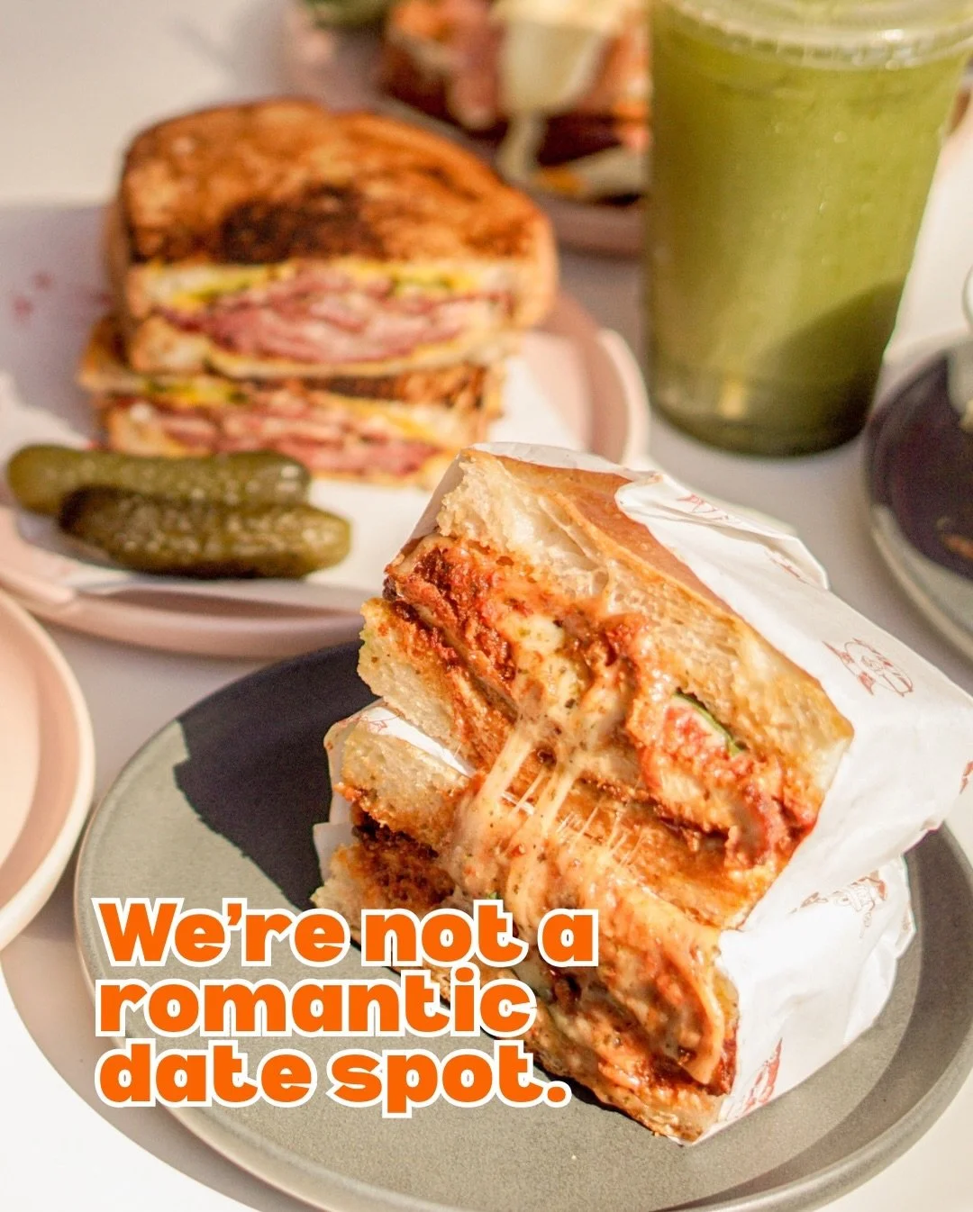 Valentines plans for those who don&rsquo;t do valentines 🧡
See you at George&rsquo;s!

#georgesdeli #kingscliff #valentines