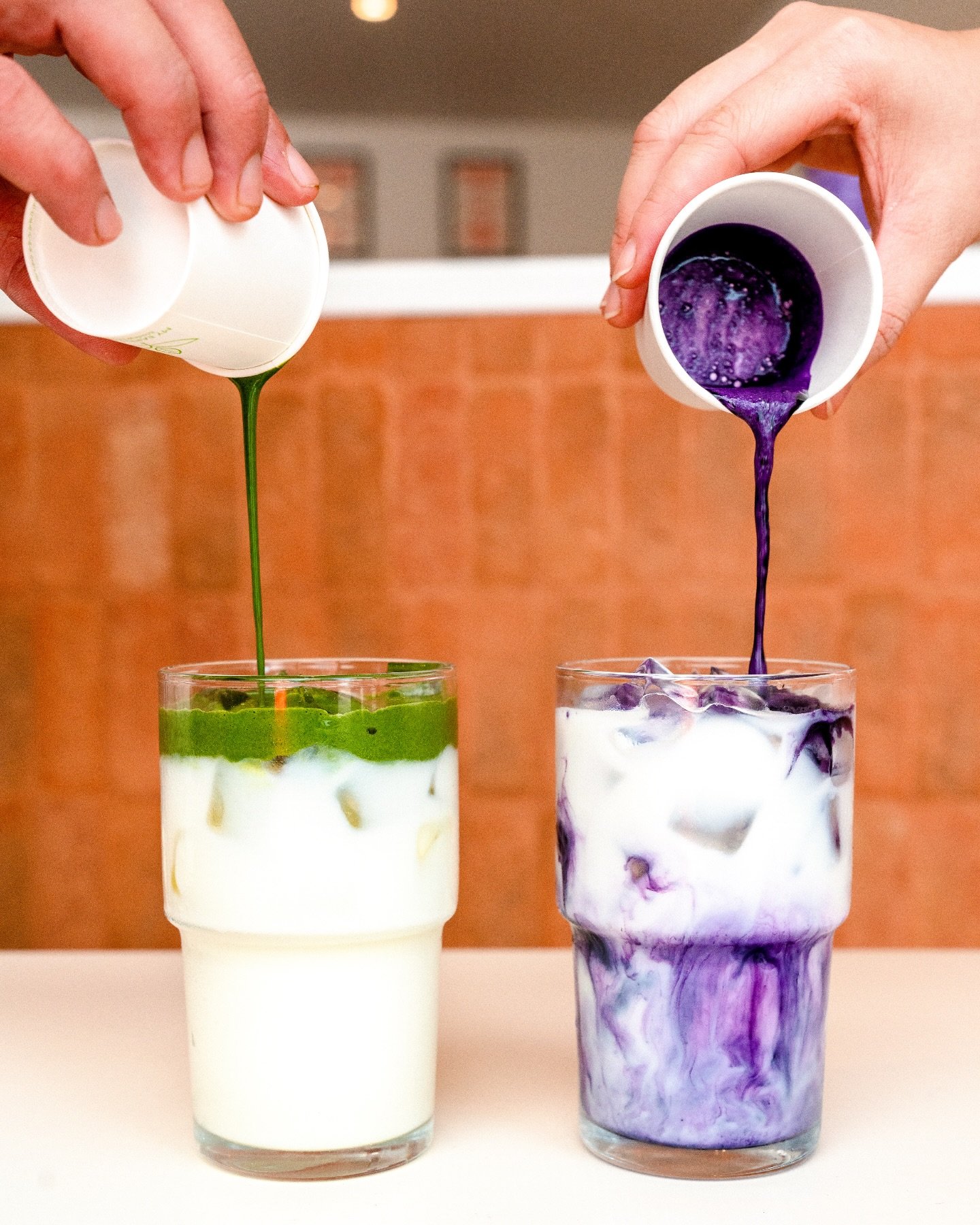 Matcha or ube? Why not both 💚💜 Grab a friend and try the George&rsquo;s Deli favourites: the Iced Matcha Latte and Ube Latte!

Perfect for a mid-day pick-me-up or a catch-up with a friend ✨
#georgesdeli #matchalatte #ubelatte