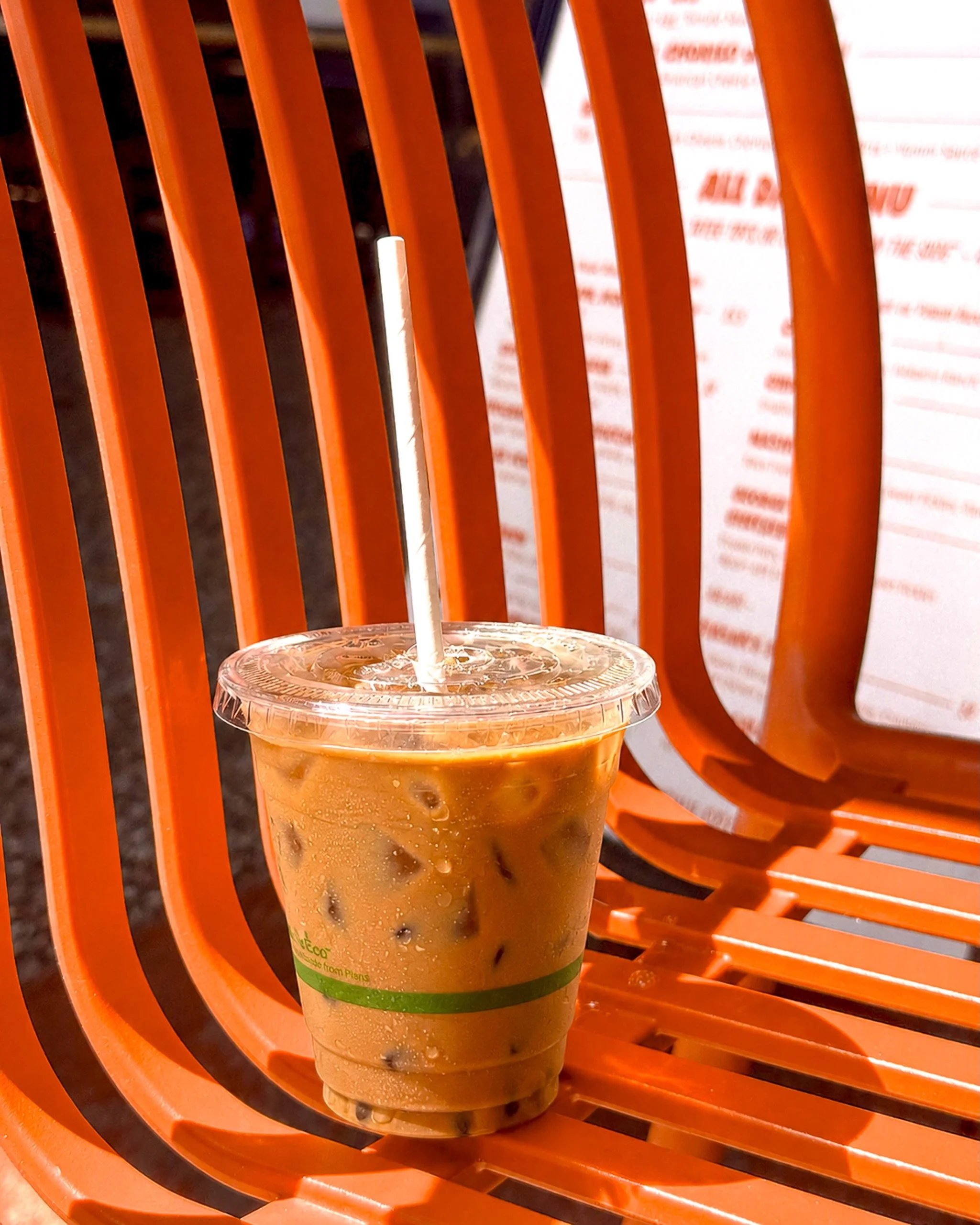 A little sunshine goes a long way. ☀️

The skies have been a bit grey lately, but we&rsquo;re taking every golden moment we can get&mdash;with an iced coffee in hand, of course. 

See you at Georges 🧡 #georgesdeli #coffee #icedcoffee #kingscliff