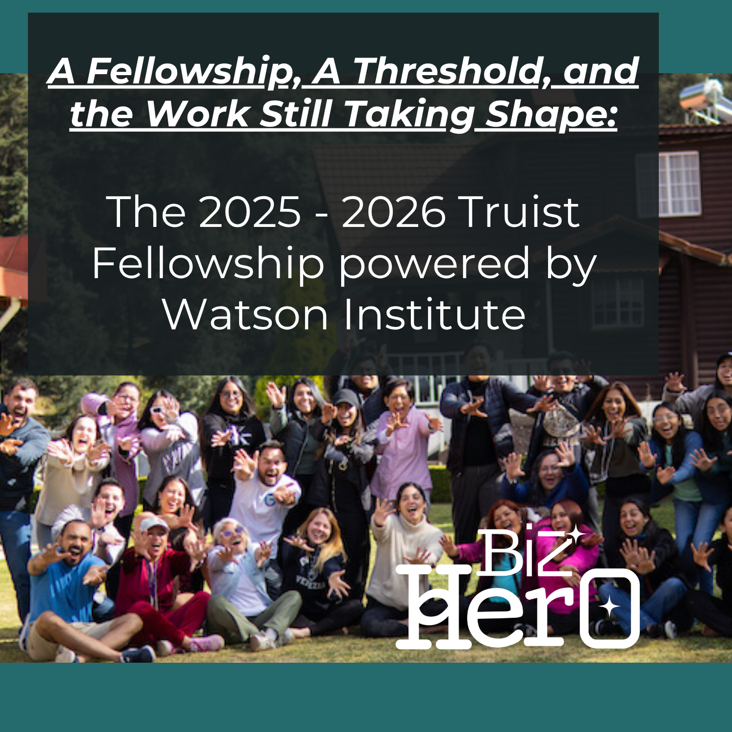 A Fellowship, A Threshold, and the Work Still Taking Shape