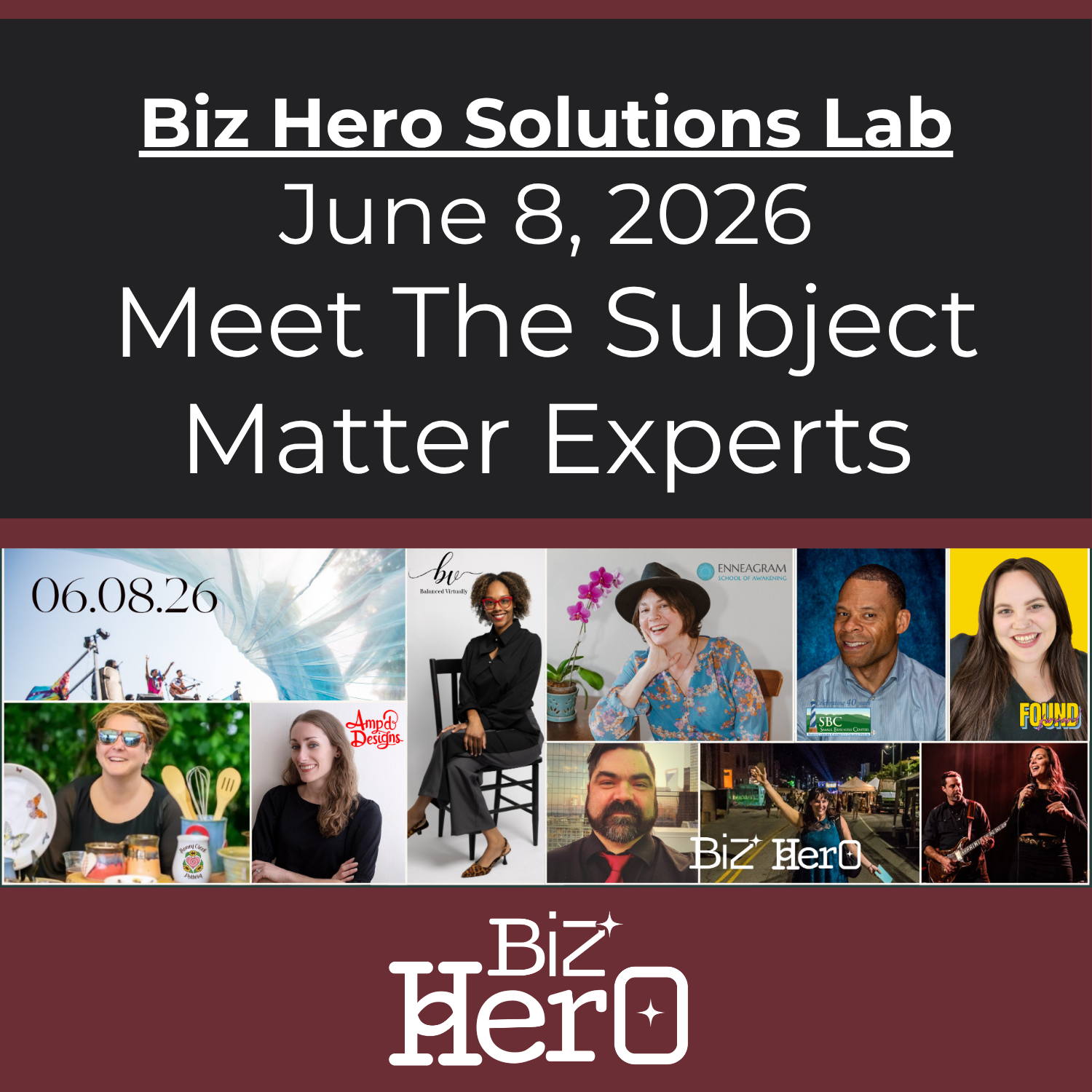 Biz Hero Solutions Lab: The People in the Room