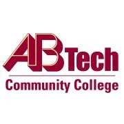 AB Tech Community College logo in maroon and white