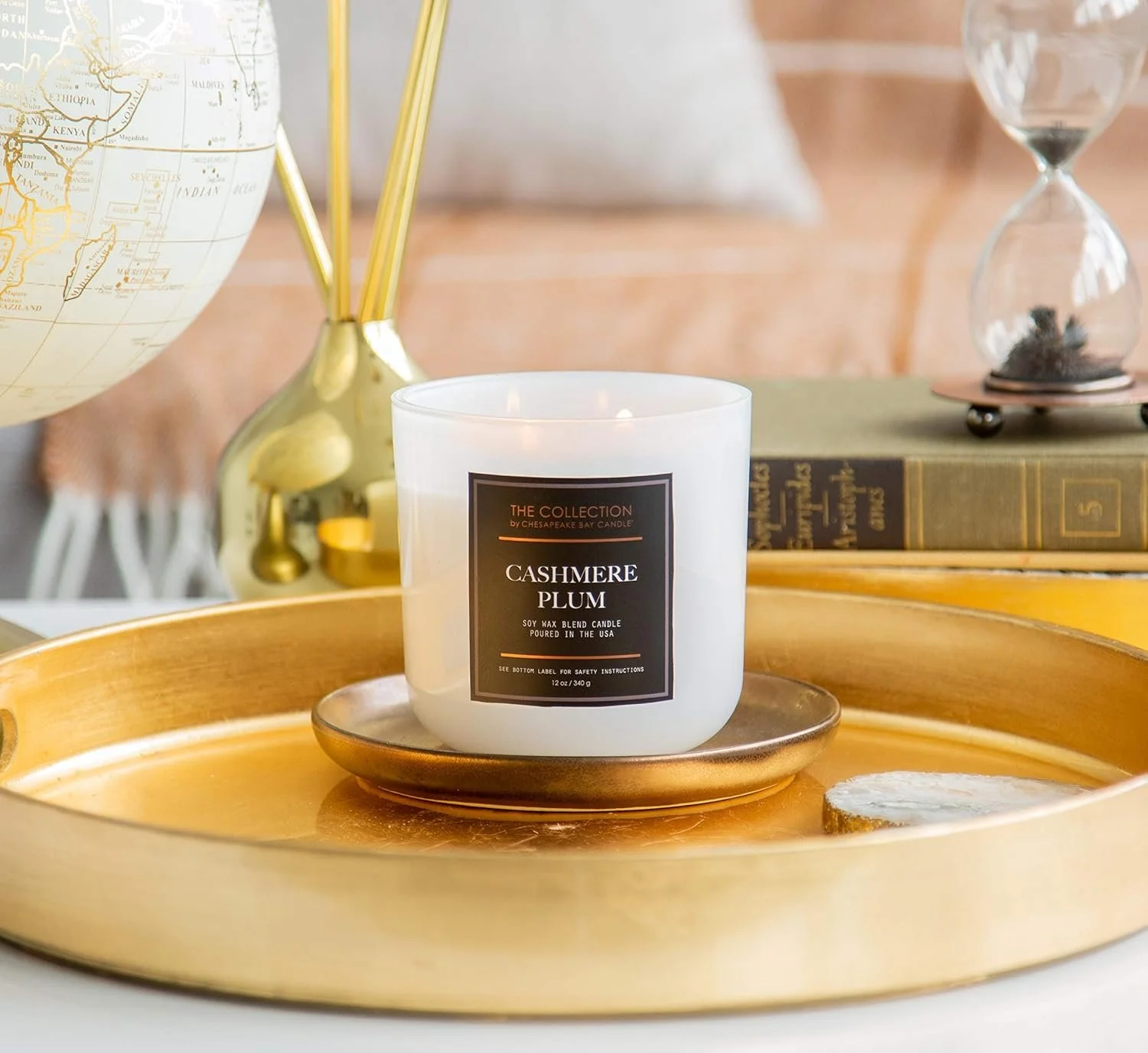 The Collection by Chesapeake Bay Candle | Cashmere Plum Medium Candle