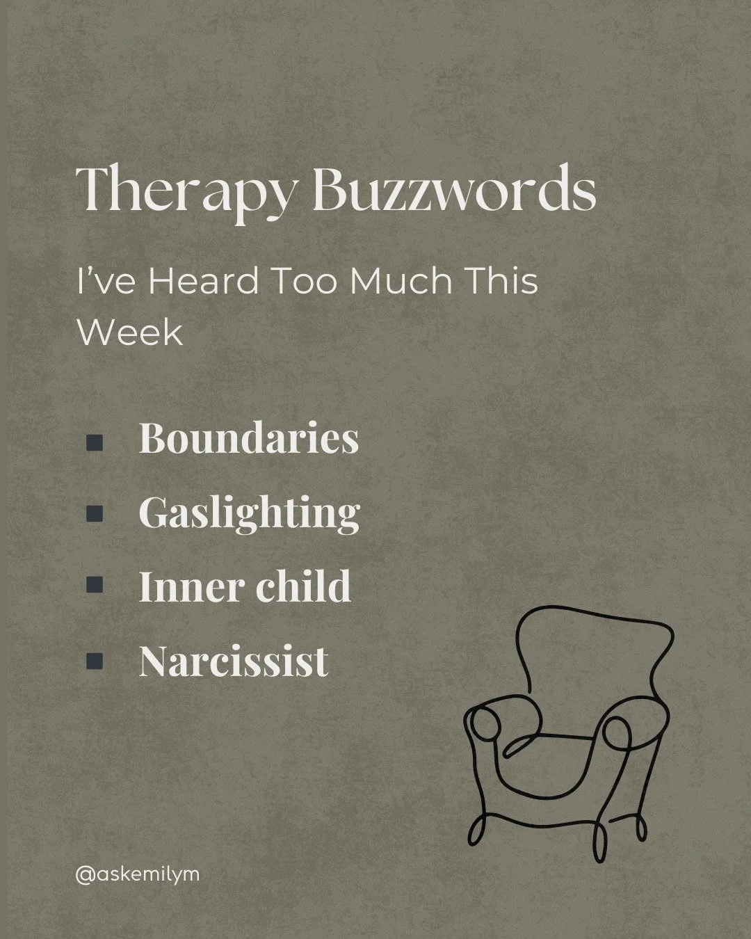 Therapy buzzwords are everywhere on social media right now. And while they started as useful terms, they&rsquo;ve become watered down, misused, and sometimes even weaponized.

As therapists, you know these words hold weight and nuance. But online, th
