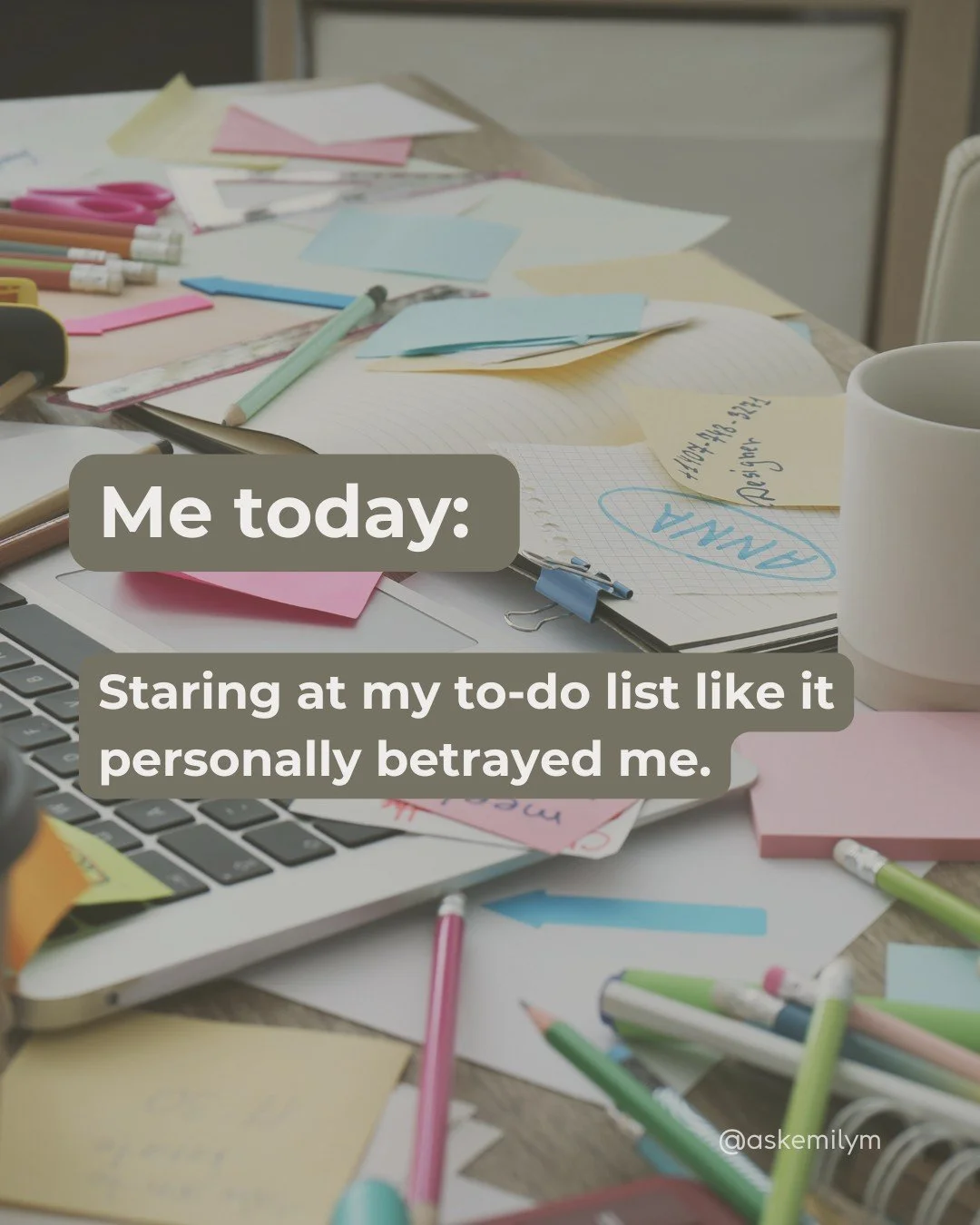 Today&rsquo;s agenda: 

1) Stare at my to-do list. 
2) Feel emotions. 
3) Get coffee. 
4) Repeat.

Therapists, business owners, creatives: we've all been there. 

#TherapistEntrepreneur #TherapistLife #PrivatePracticeLife #WomenInBusiness #FemaleFoun