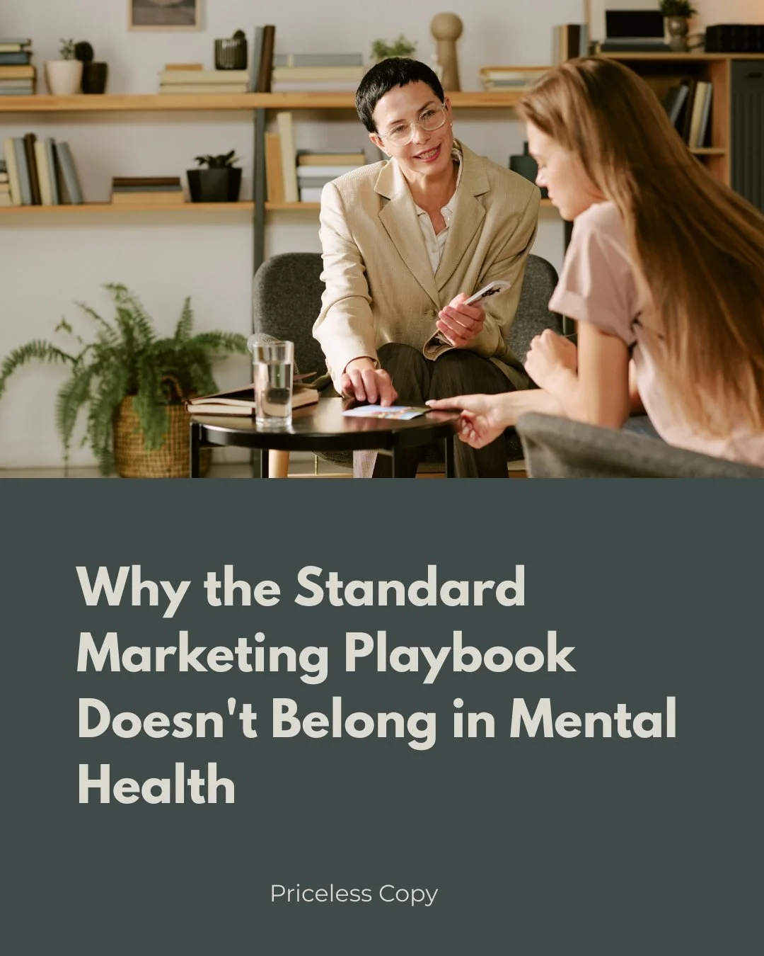 Most marketing advice wasn&rsquo;t designed for mental health.

The standard marketing playbook often relies on urgency, persuasion, and pressure tactics. But mental health marketing has to be different.

Therapists aren&rsquo;t selling products. The