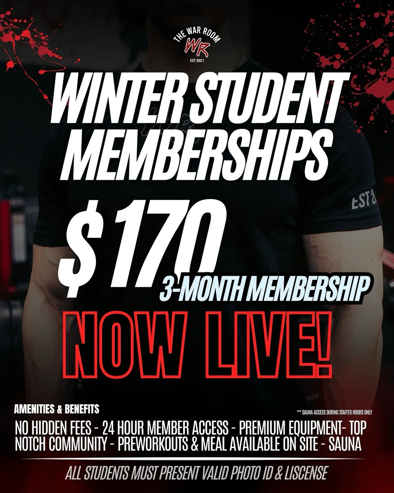 Our Winter Student Membership Enrollment is now Live🚀

We have a few students already taking advantage of this offer. &mdash; Become a member for this insane bargain for when you&rsquo;re home for winter break! ❄️ | Link in Bio🔗

$170 for 3 Months 