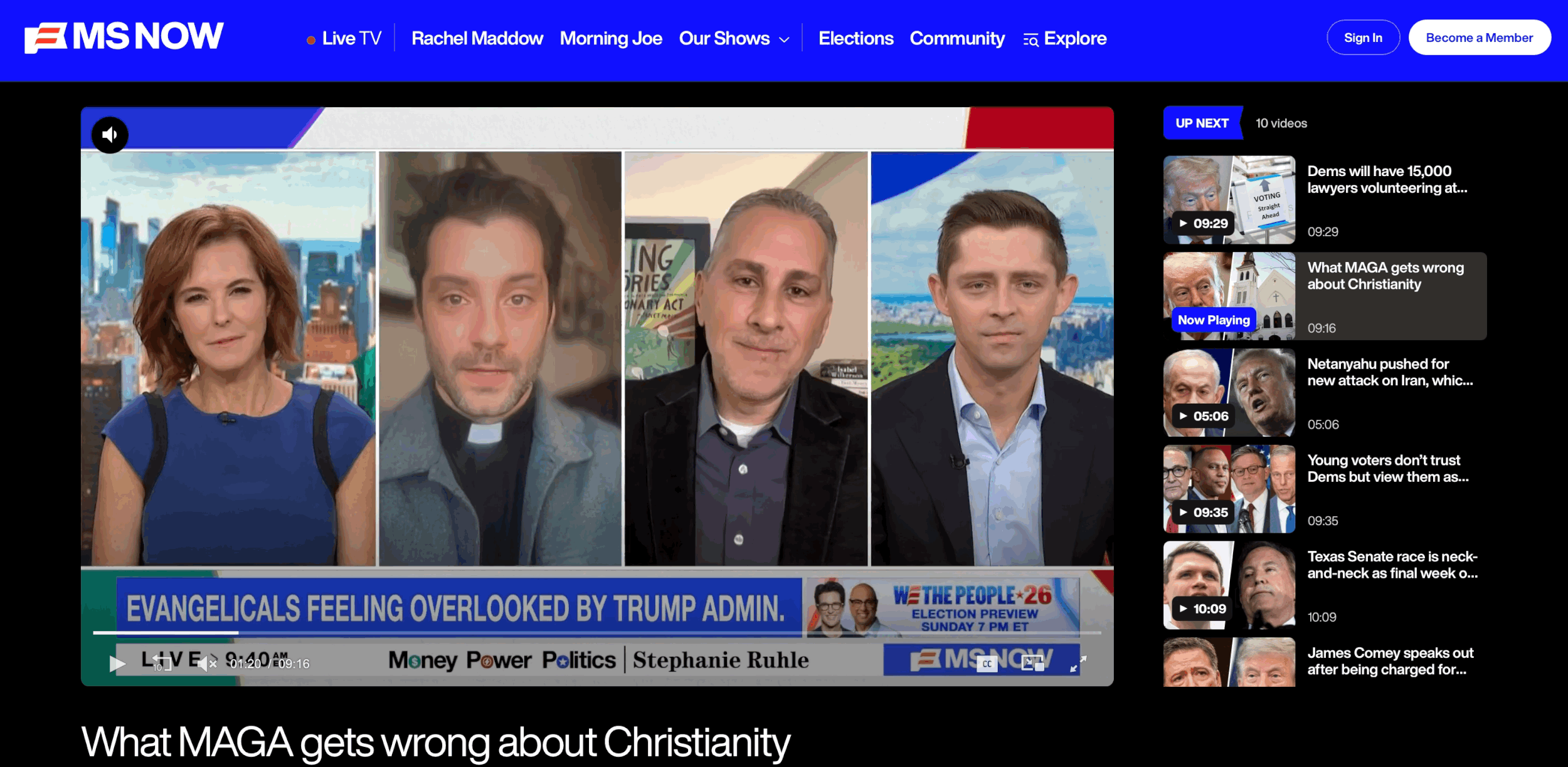 MSNOW: What MAGA Gets Wrong About Christianity