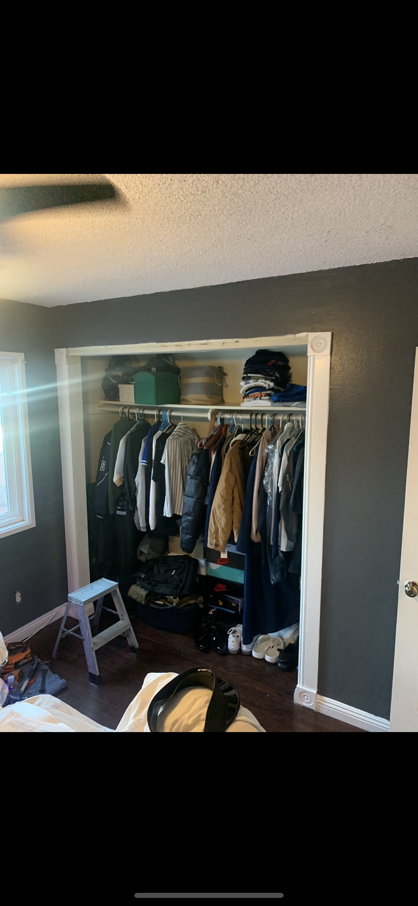 CLOSET DOOR install BEFORE