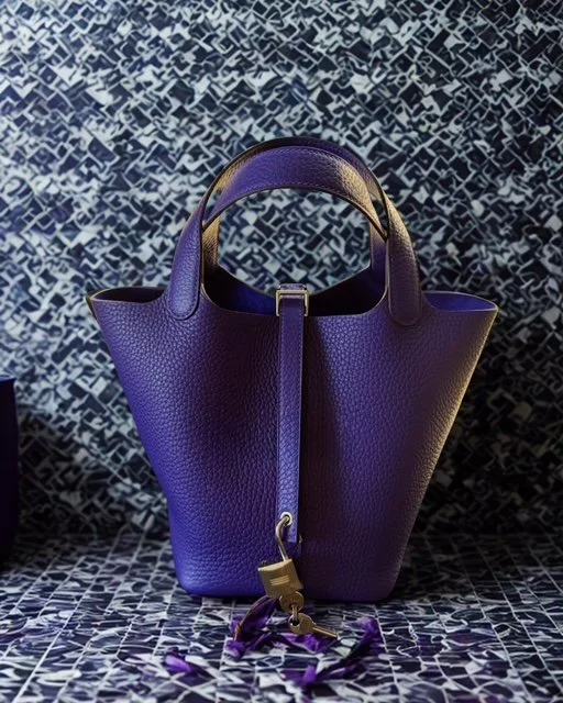 Hermès Picotin Lock 18cm, Hermès Purple (X3), Taurillon Clemence Leather, PHW, Brand New. Stamp G