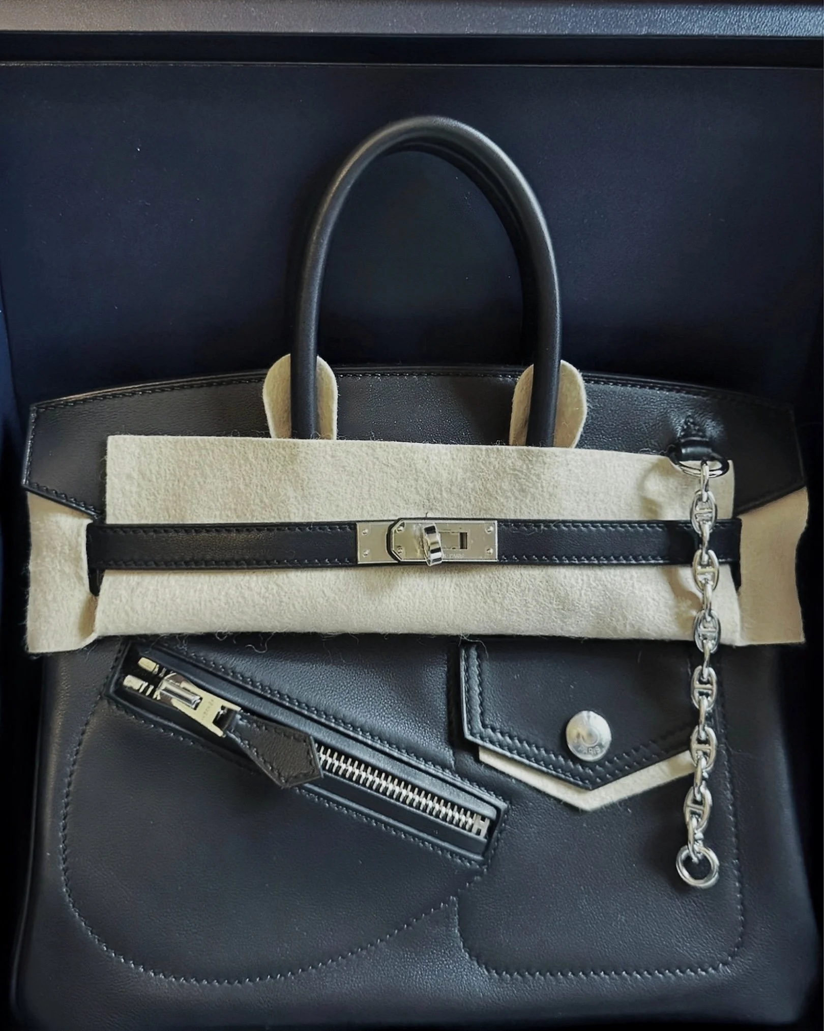 Hermes Birkin 25cm Rock Veau Volupto, SHW, Stamp K, Brand New