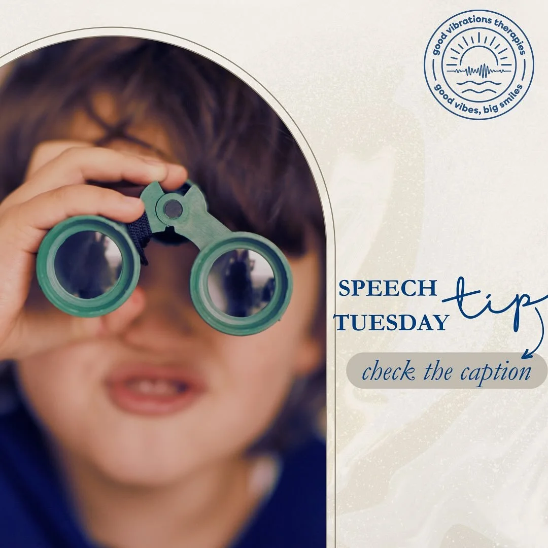 Let’s Play and Talk!
Building language doesn’t have to be boring — it can happen through play! π¬β¨β¨This week, try a quick round of “I Spy” πβ¨β‘οΈ “I spy something blue!”β¨β‘οΈ “I spy something that moves!&r