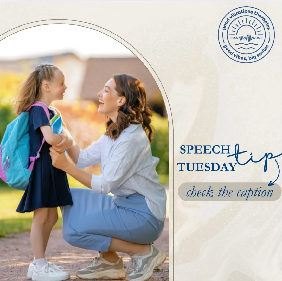 Speech Tip Tuesday! 

Get Down on Their Level
Physically getting on the floor and making eye contact is the fastest way to build a connection. When you are at their eye level, they can see exactly how your mouth moves to form words. It makes communic