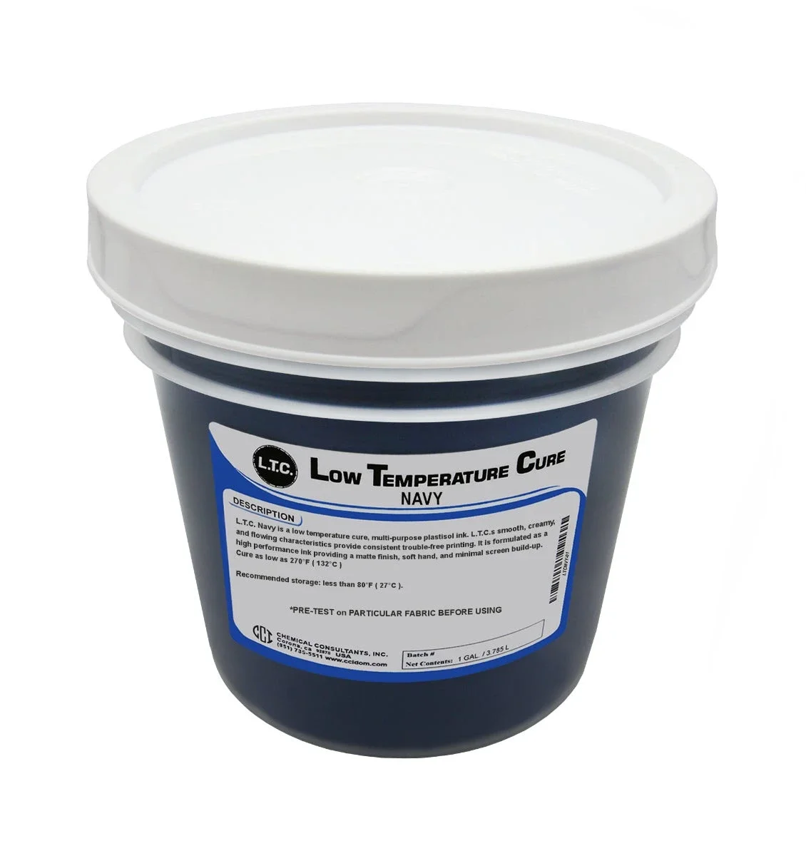 L.T.C. Navy Blue Plastisol Ink