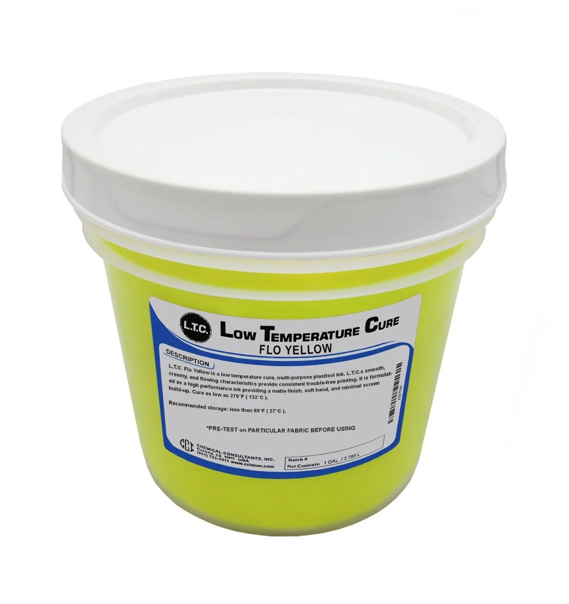 L.T.C. Fluorescent Yellow Plastisol Ink