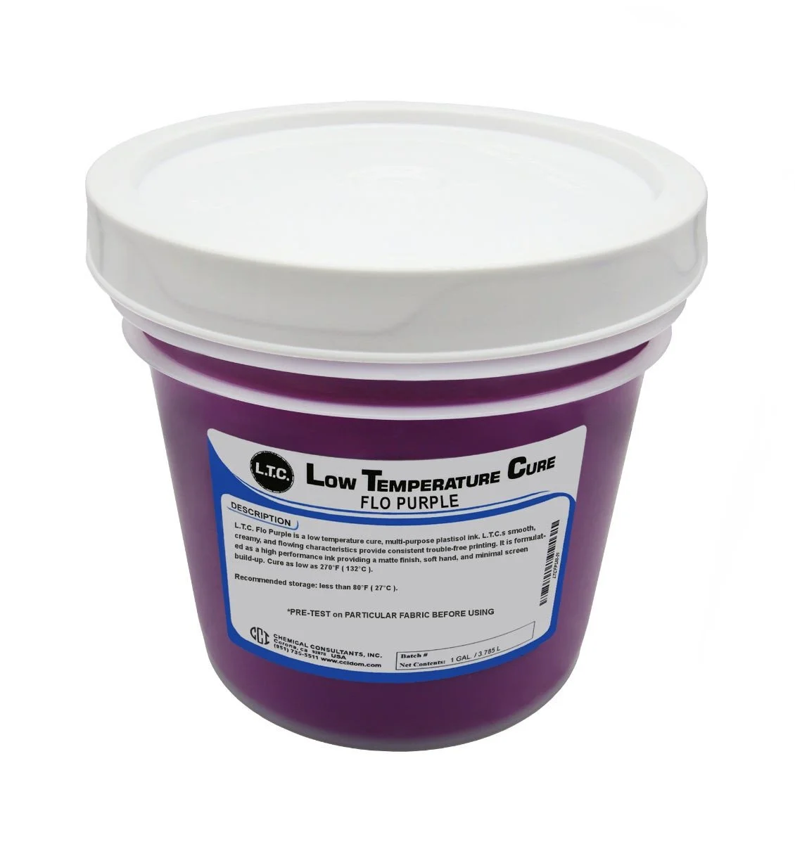 L.T.C. Fluorescent Purple Plastisol Ink