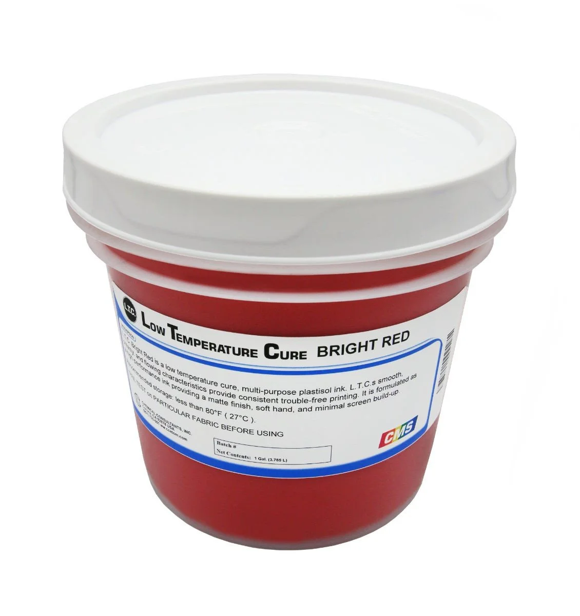 L.T.C. Bright Red Plastisol Ink