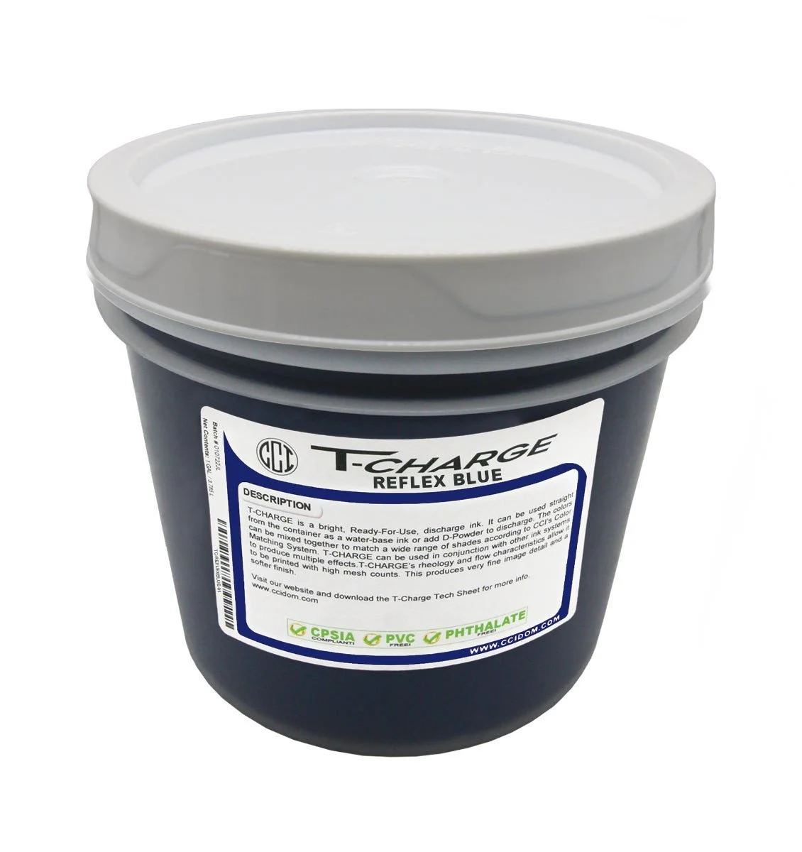 T-Charge Reflex Blue RFU Discharge Ink