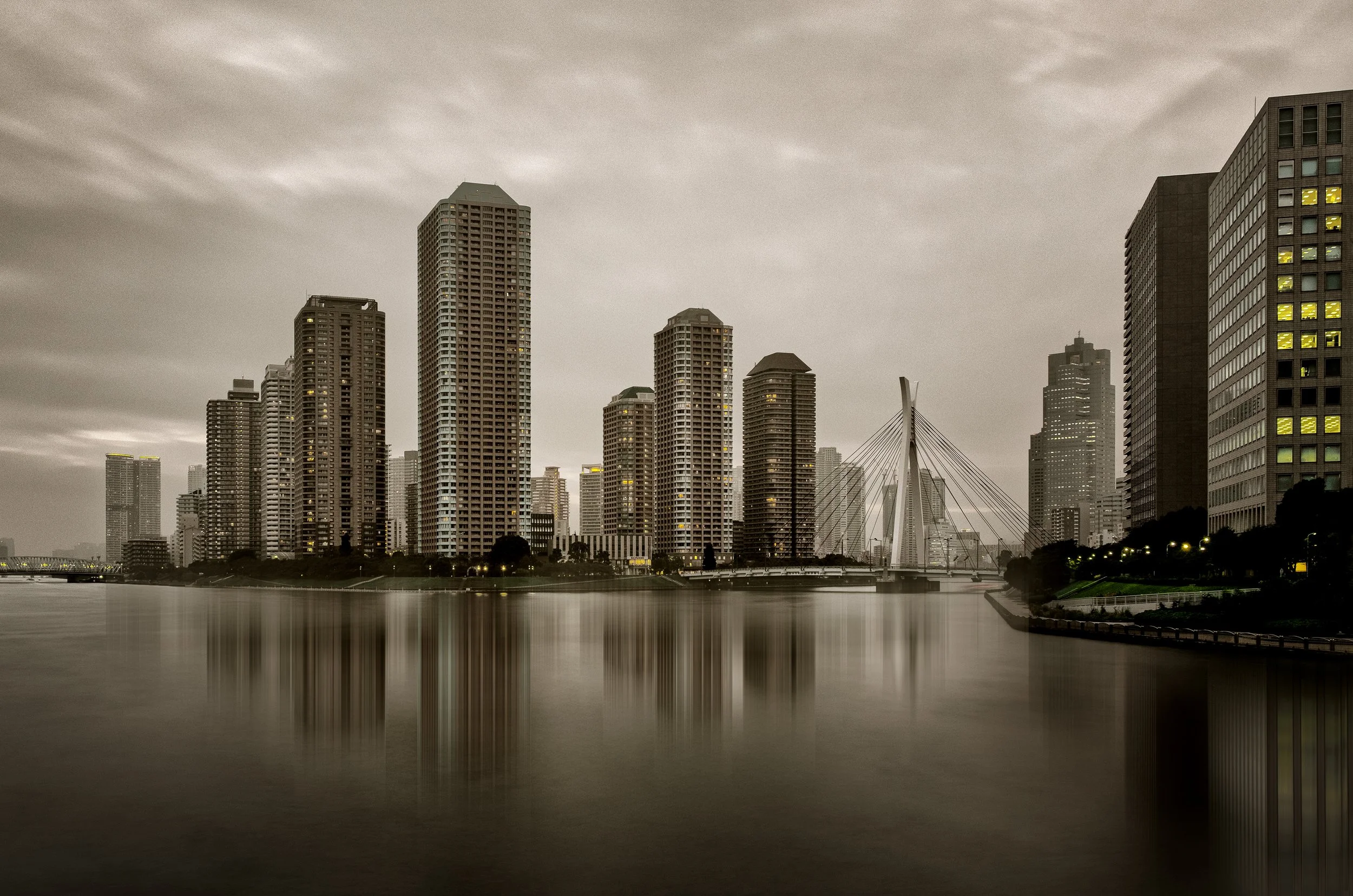 Skylines at Dusk in Tokyo