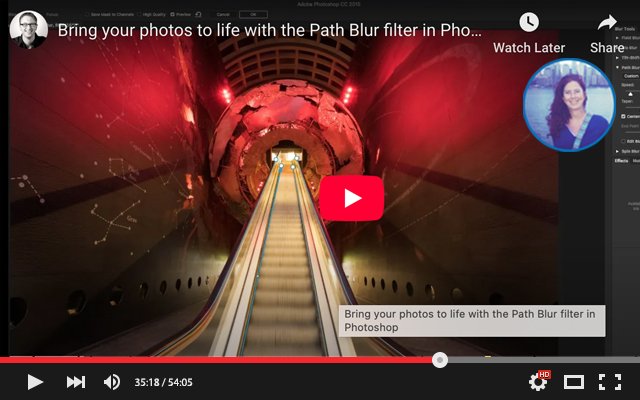 736 Bring your photos to life with the Path Blur filter in Photoshop with Greg Benz