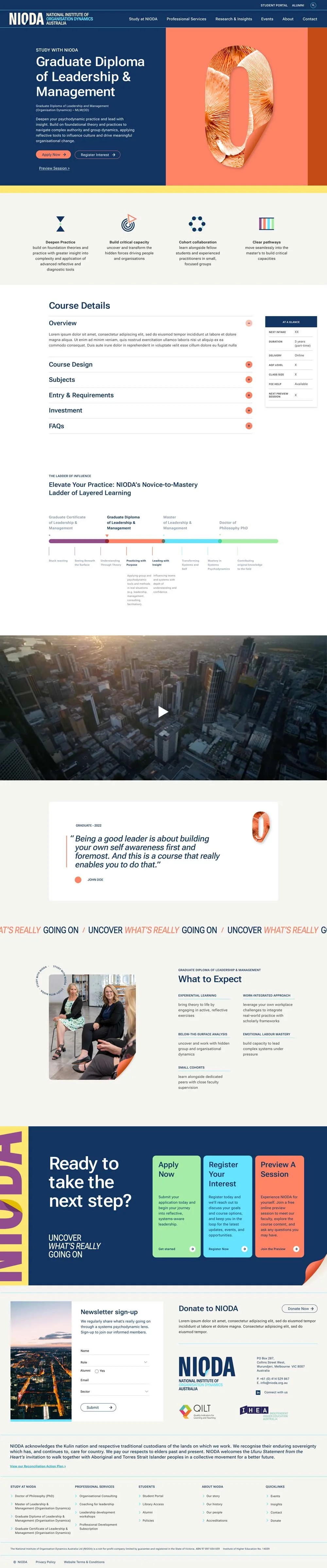 Image of website