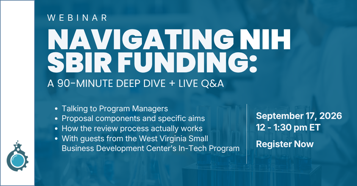 Fund Your Health Innovation with SBIR: An Introduction to NIH Funding