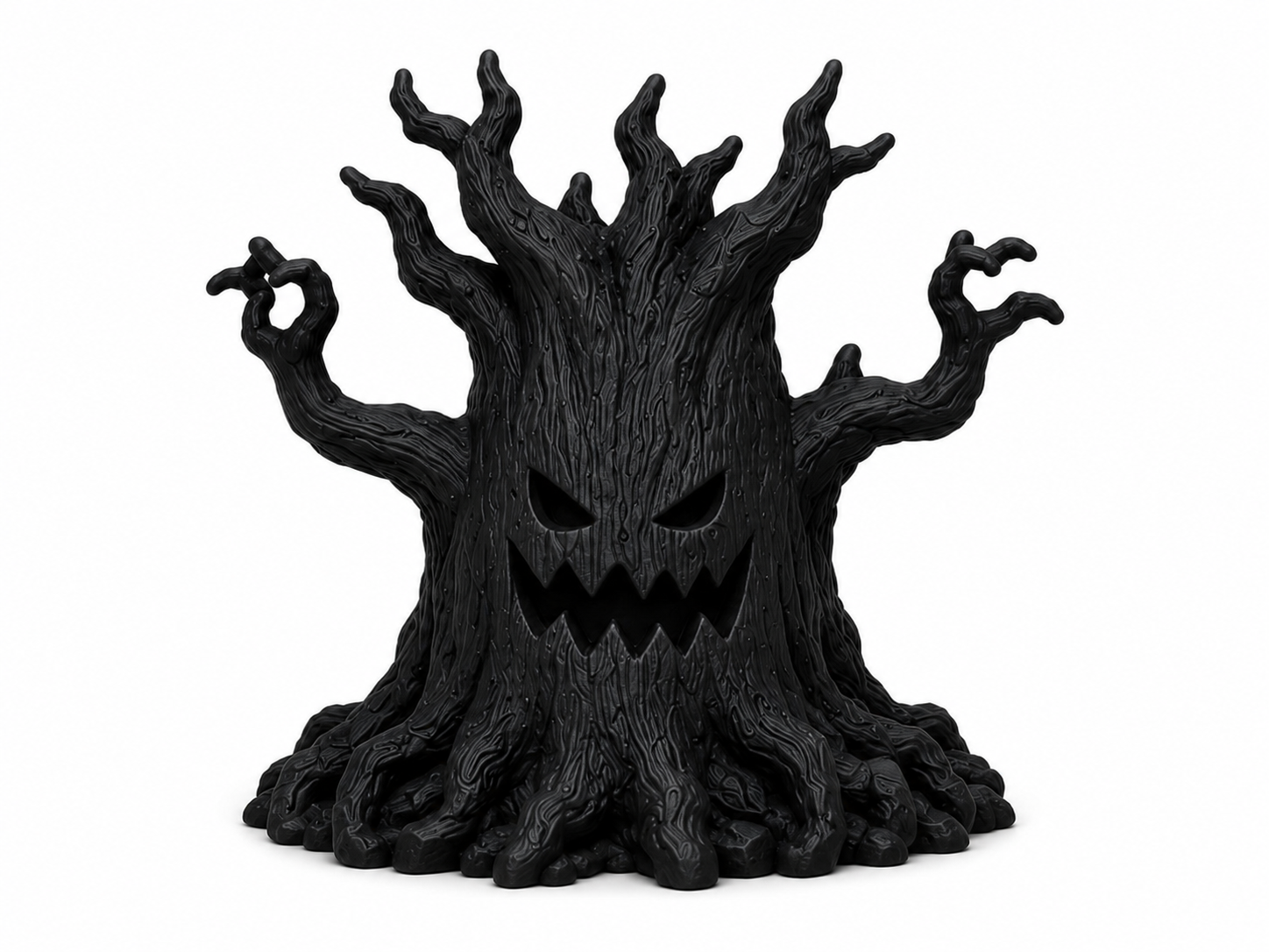 Spooky Tree LED Tea Light Holder – Black