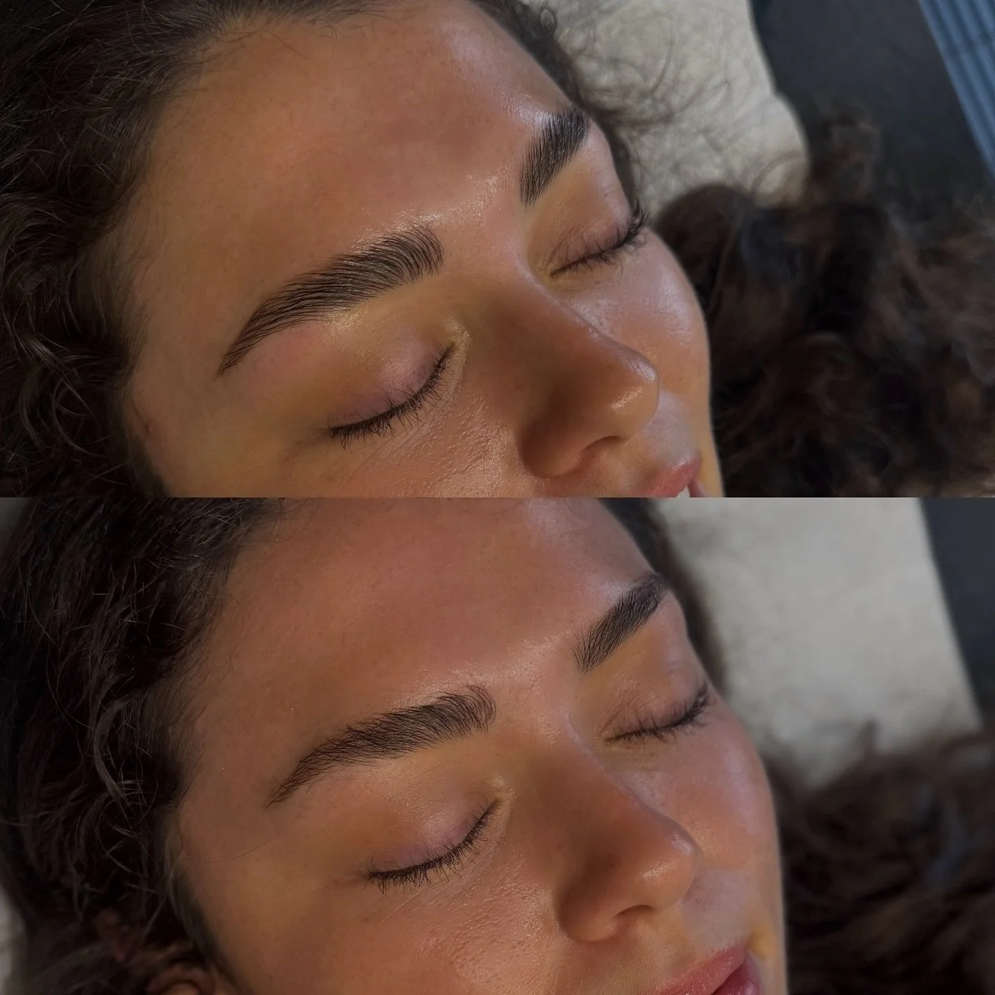 Didn’t even need shaping - just a well done brow lamination 🍒