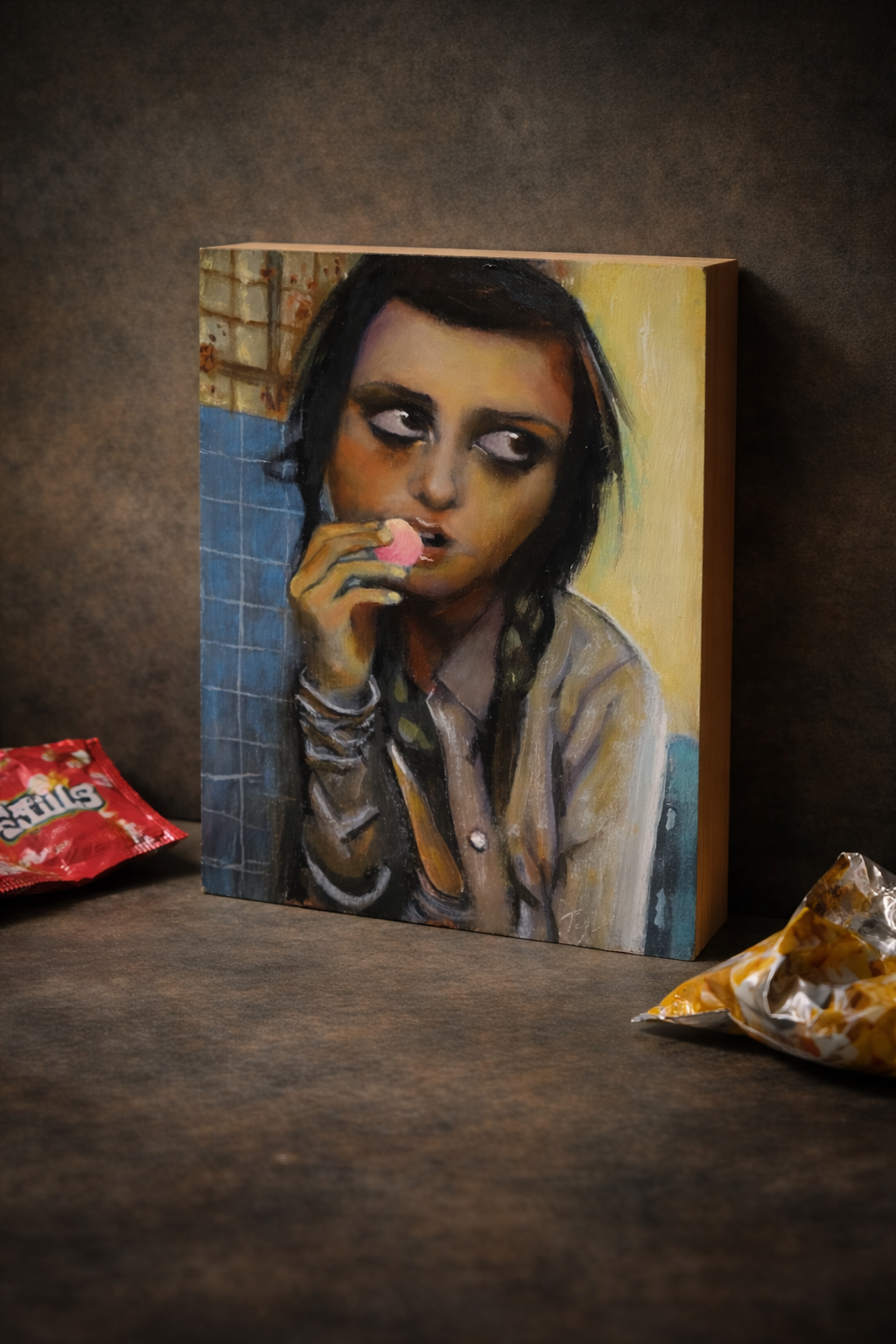 Original oil painting, 5X7 inch oils on wood panel.