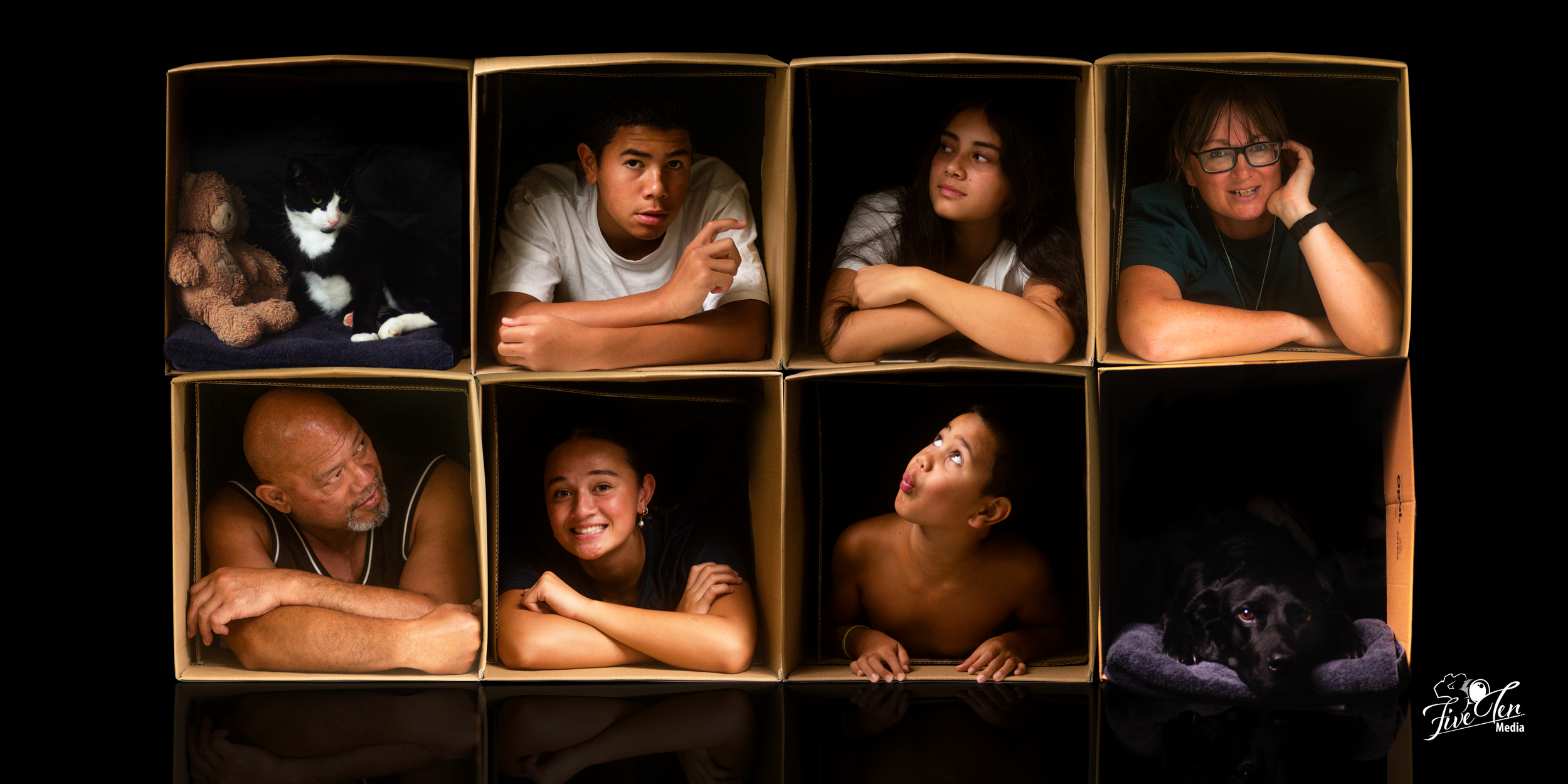 Thinking Inside the Box : A New Perspective on Family Portraits