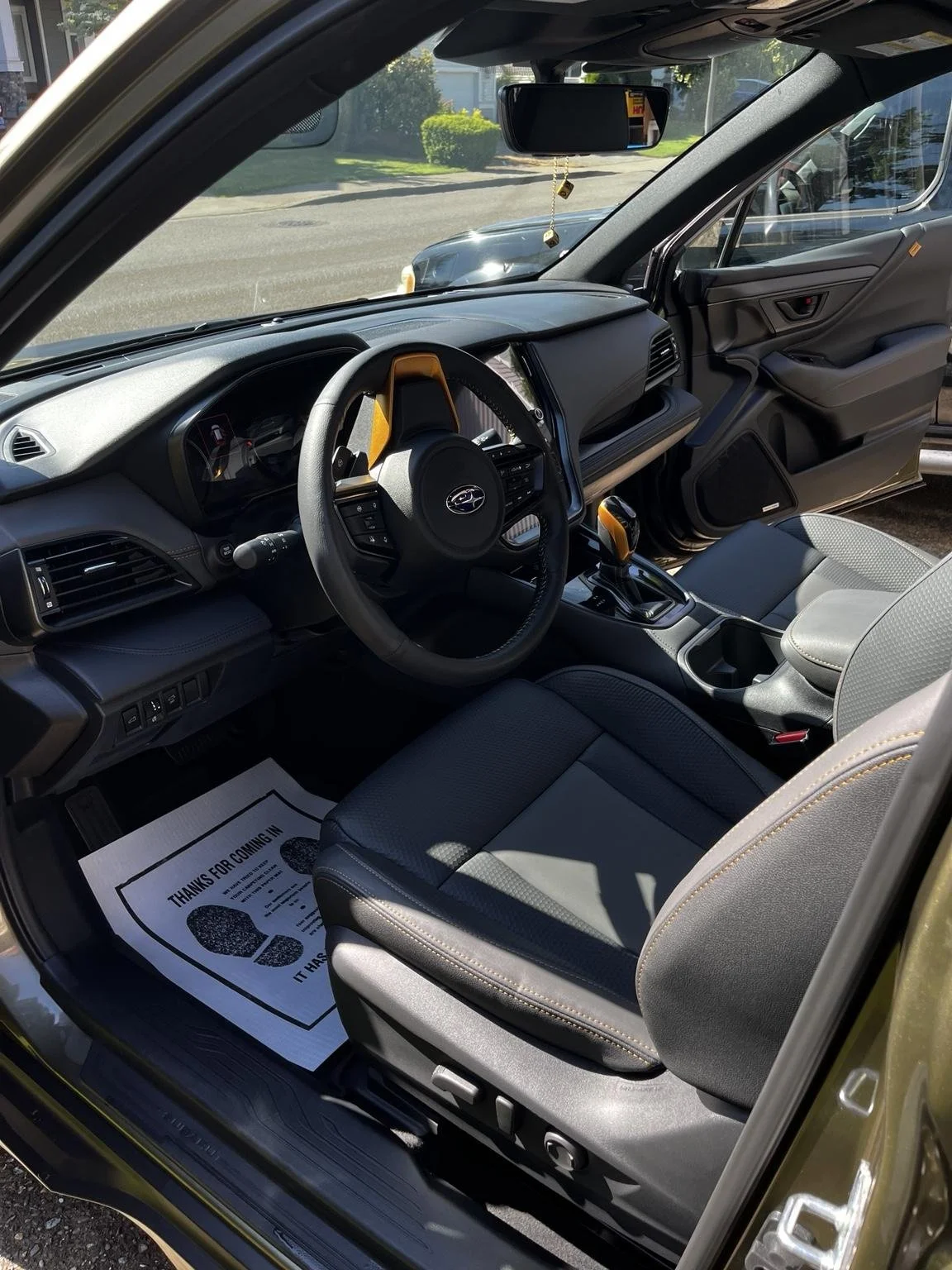 Subaru Outback interior detailing service in Maple Valley WA by Bryanz Auto Detailing featuring deep interior cleaning, dashboard detailing, center console cleaning, seat cleaning, and professional mobile auto detailing.