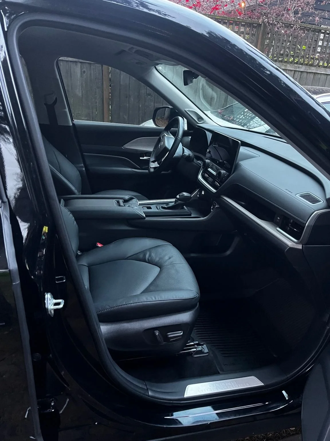 Lake Tapps interior detailing on a Toyota Grand Highlander with a clean and refreshed cabin.