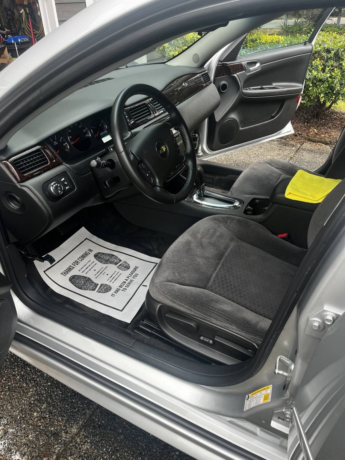 Chevy Impala interior detailing in Boney Lake WA by Bryanz Auto Detailing providing mobile interior car cleaning, shampooing, and professional auto detailing services.