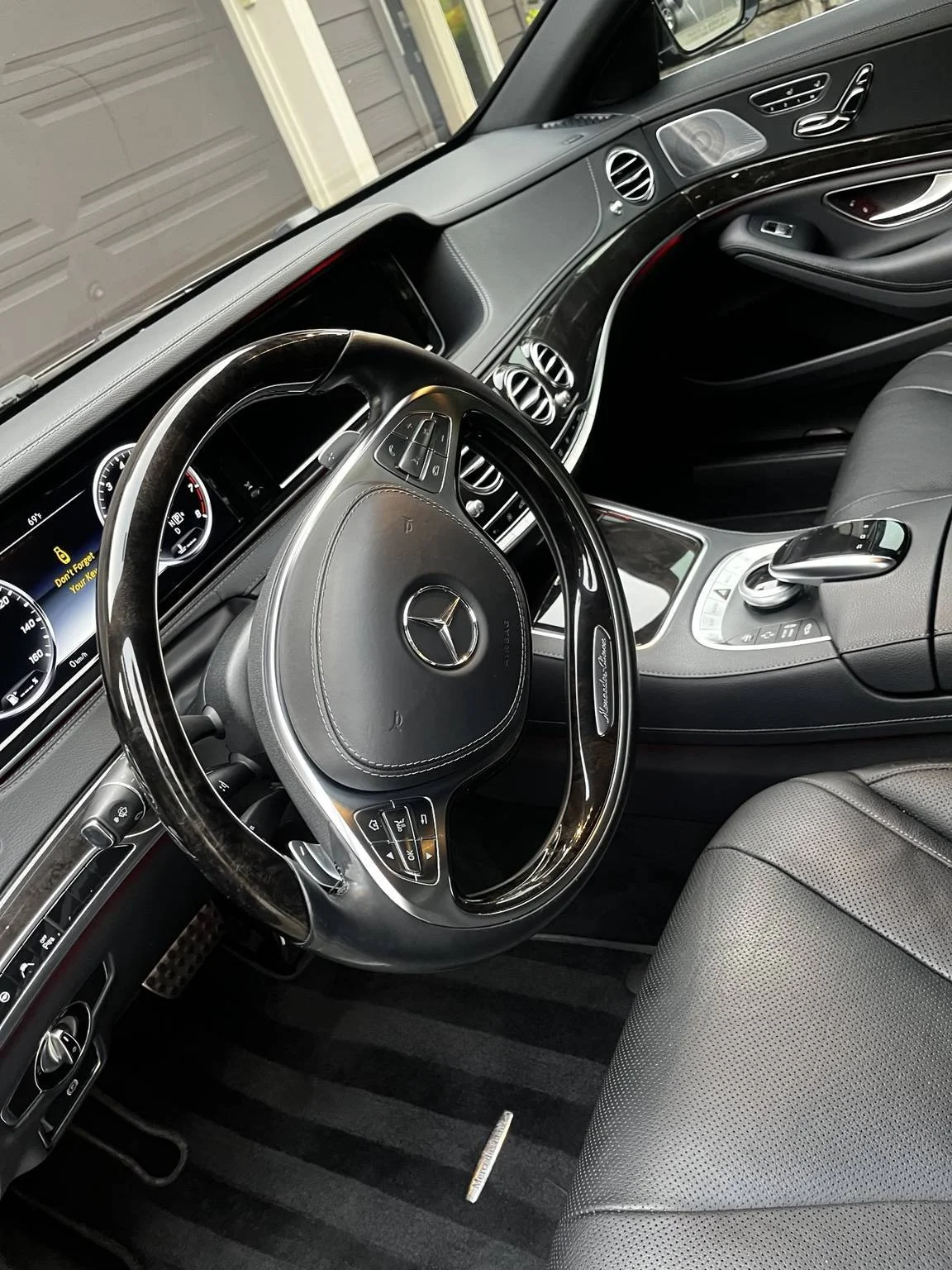 Mercedes S550 interior detailing in Kent WA by Bryanz Auto Detailing featuring luxury car interior cleaning, leather seat detailing, mobile detailing, and professional interior restoration services