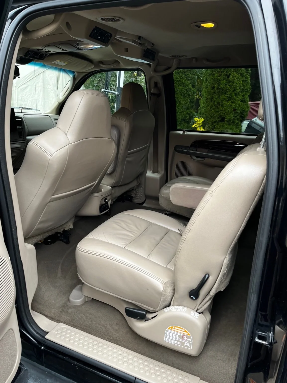 Interior detailing results on a Ford vehicle by Bryanz Auto Detailing, serving Spanaway, WA.