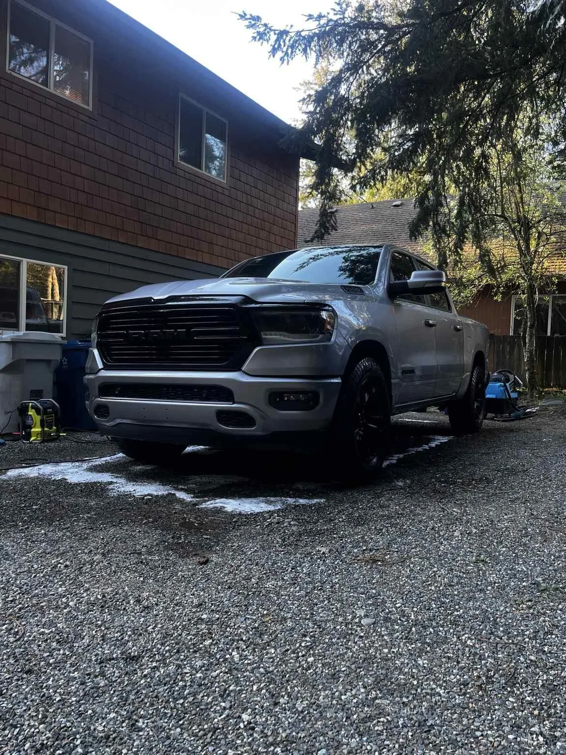 Ram 1500 after premium exterior wash and mobile detailing with clean paint, wheels, and professional finish by Bryanz Auto Detailing