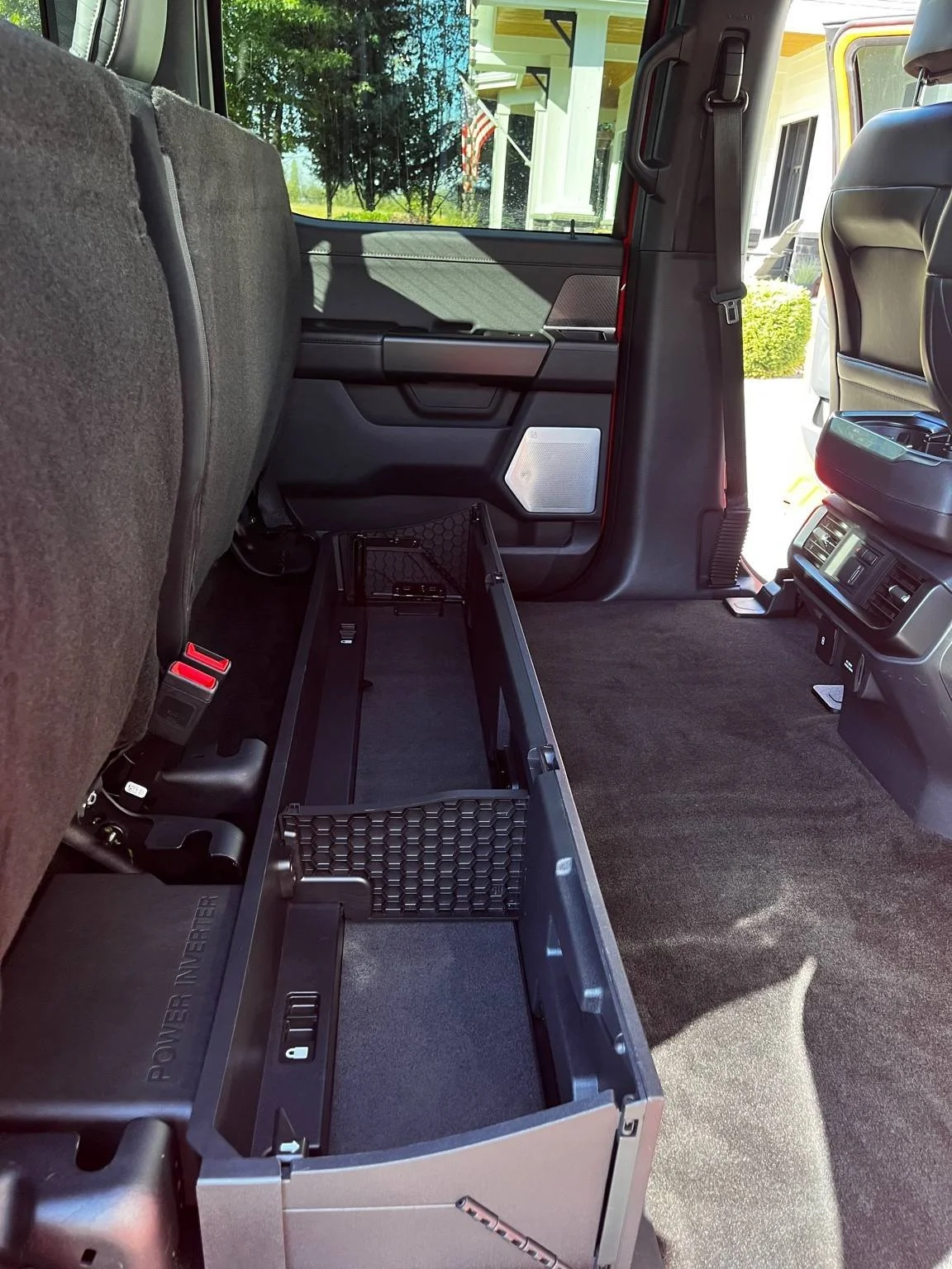 Ford Raptor interior after professional mobile detailing in Sumner, WA