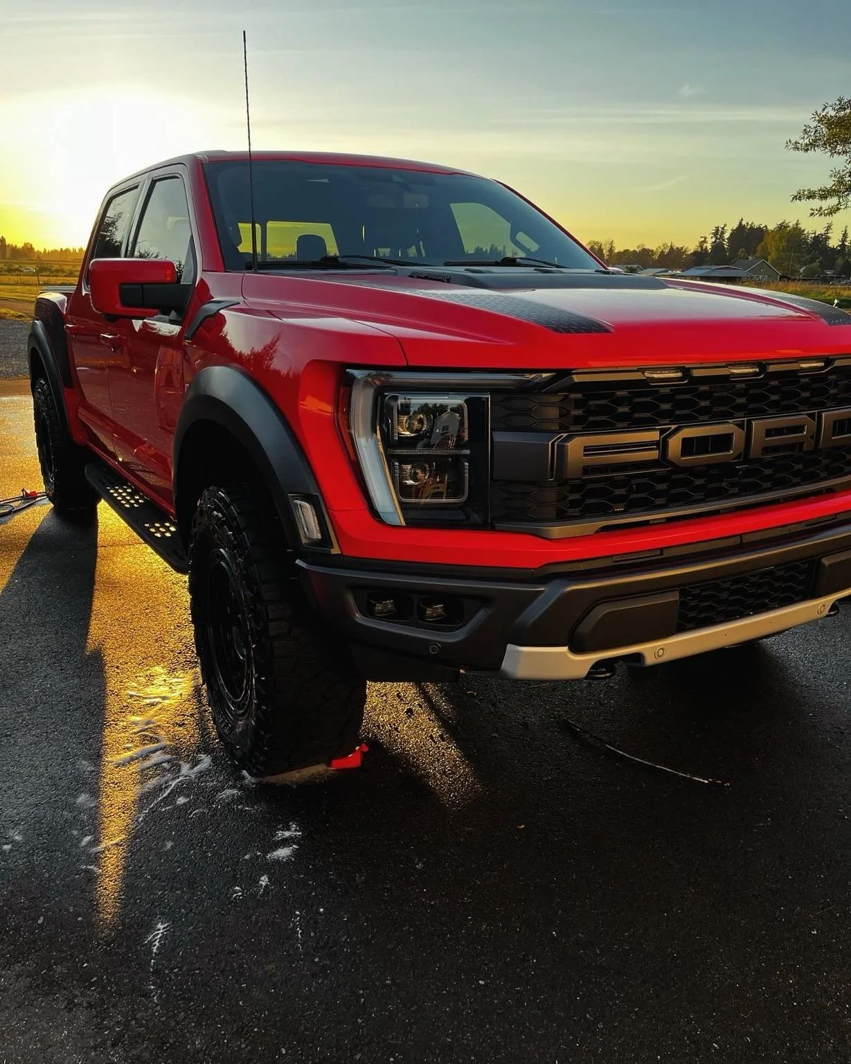 Ford F-150 Raptor after professional wash and wax with deep gloss finish and premium exterior detailing by Bryanz Auto Detailing
