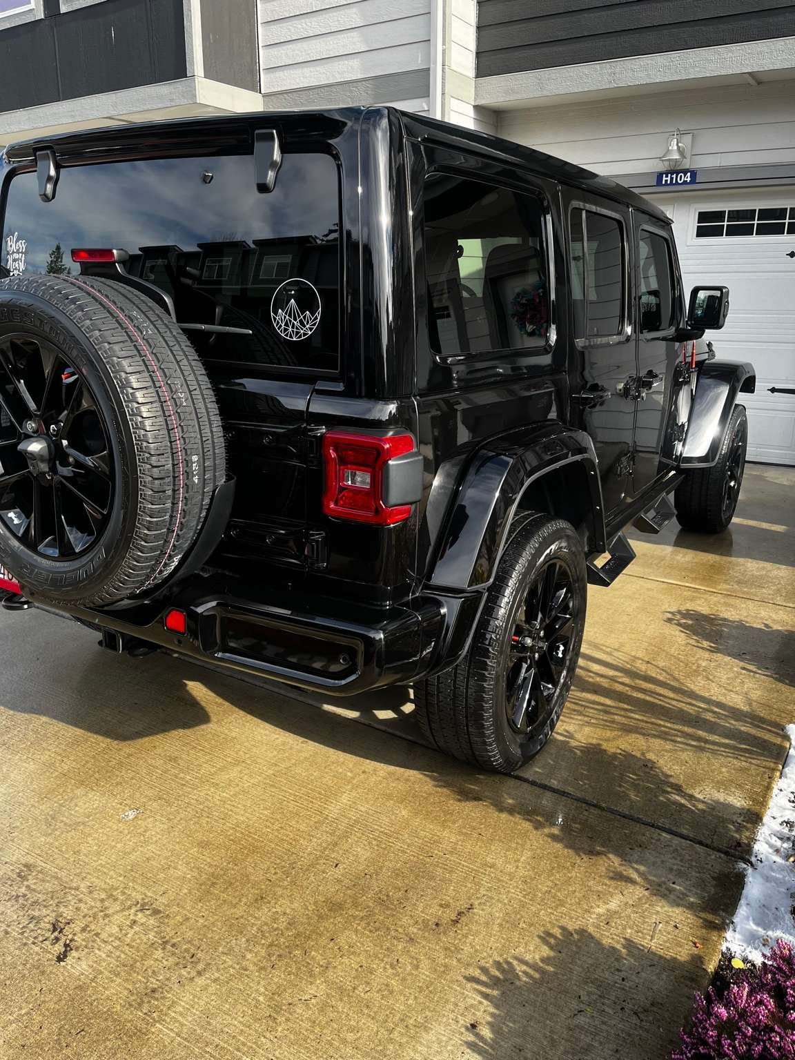 Jeep Wrangler exterior detail completed in Bonney Lake WA by Bryanz Auto Detailing mobile service.