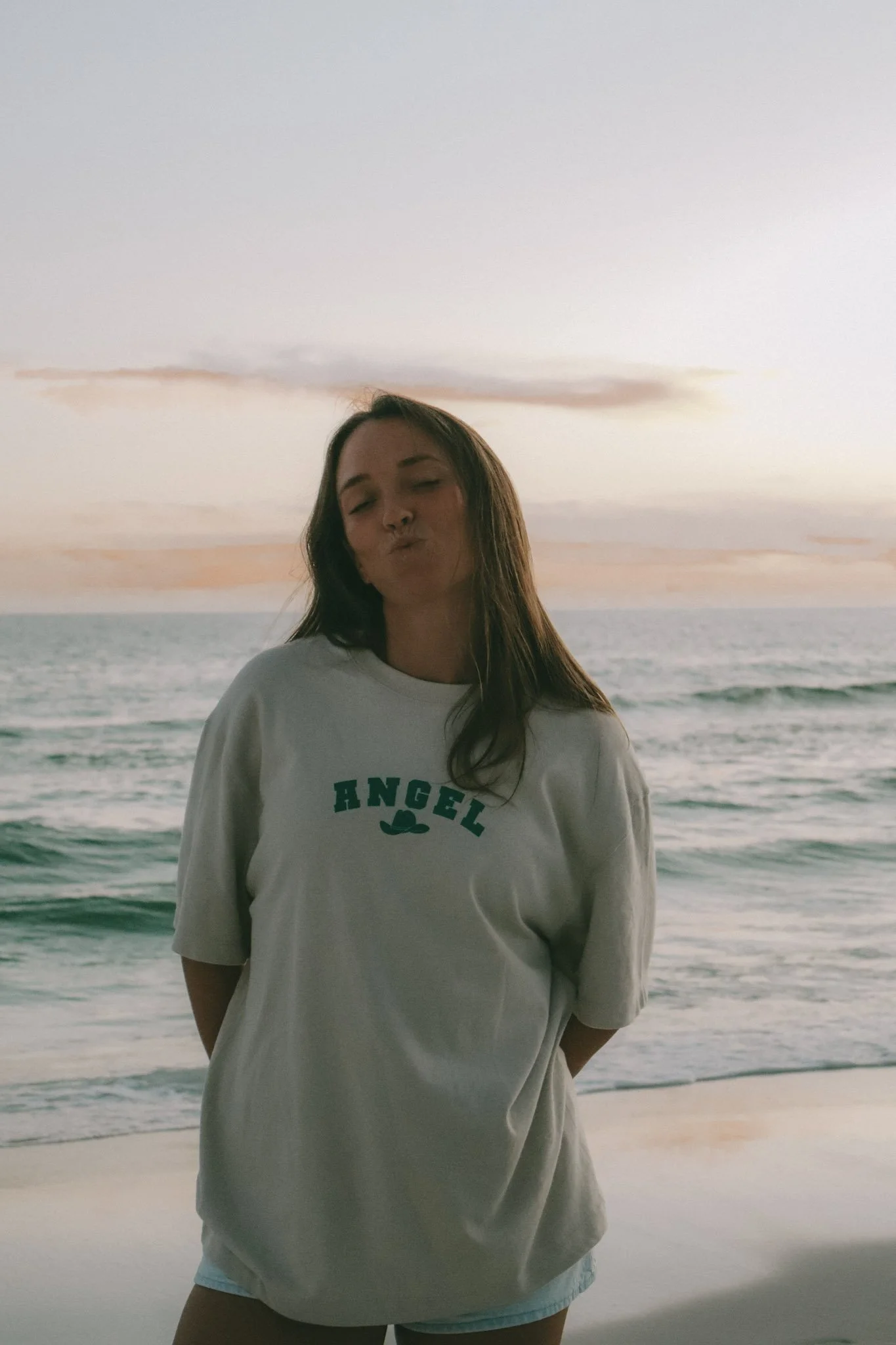 "Angel" Oversized Tee