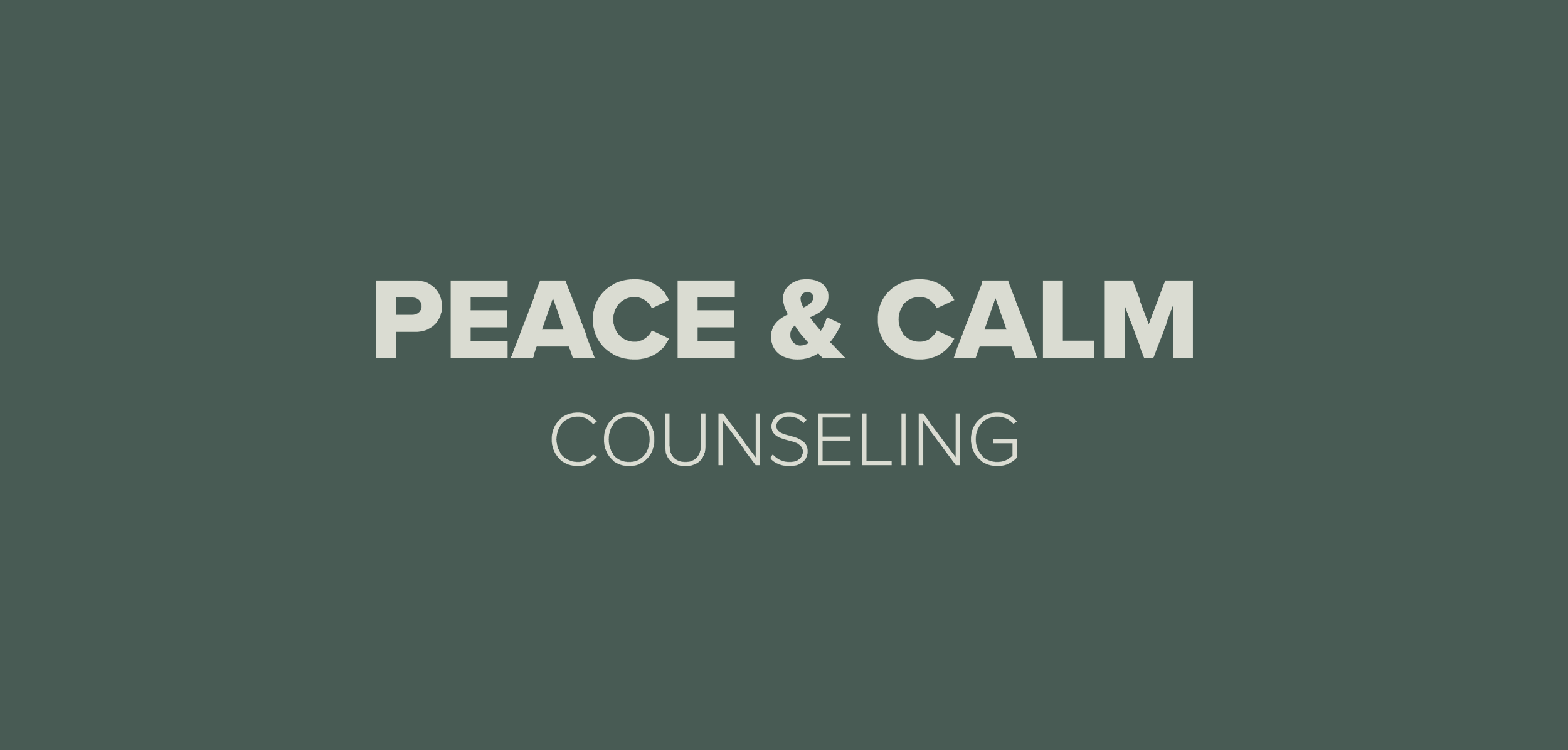 Peace & Calm Counseling