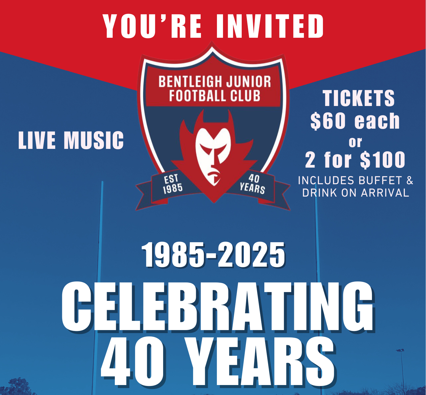 Join us for upcoming events at Bentleigh Junior Football Club ...