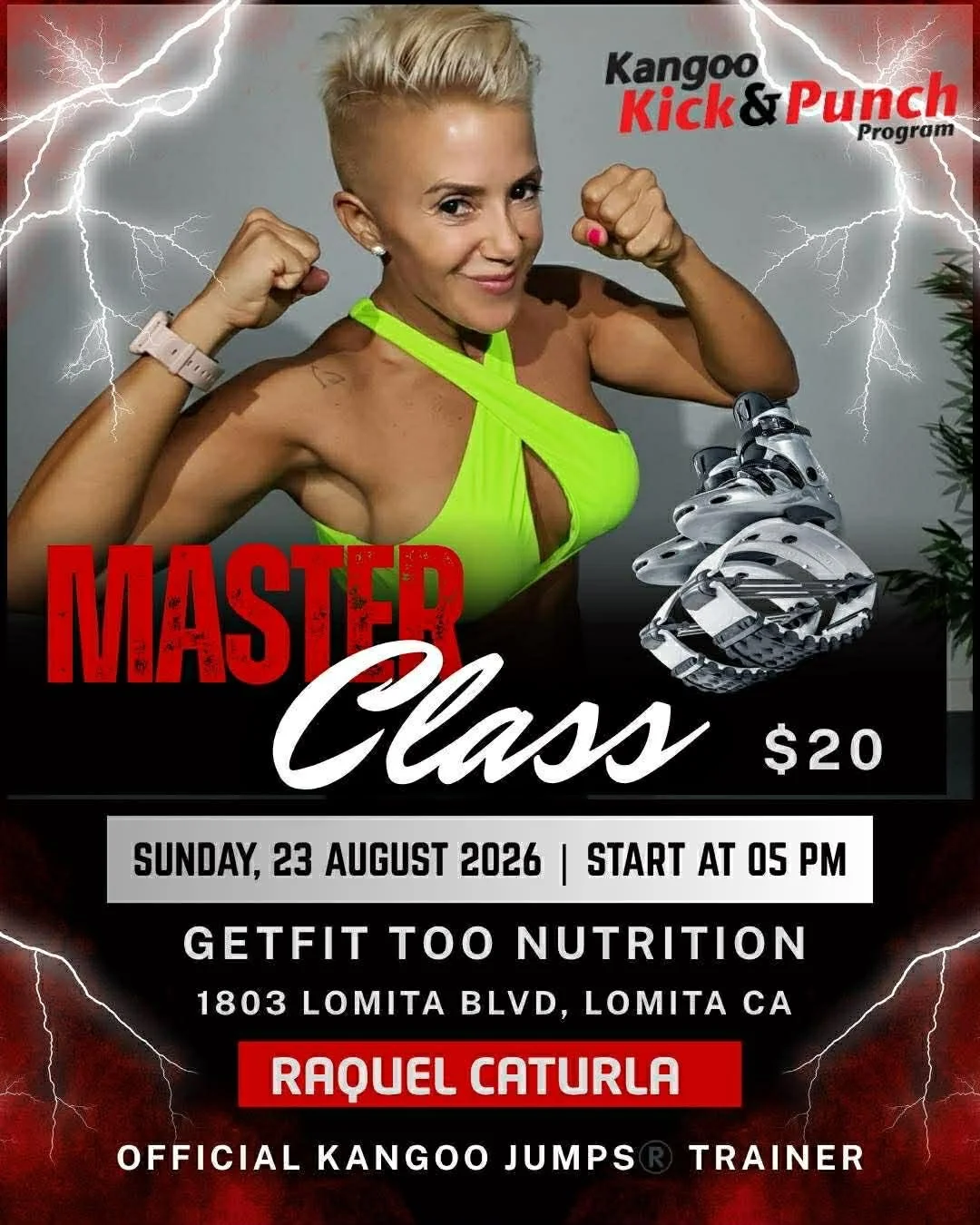 Kangoo Kick & Punch, Masterclass with Raquel Caturla