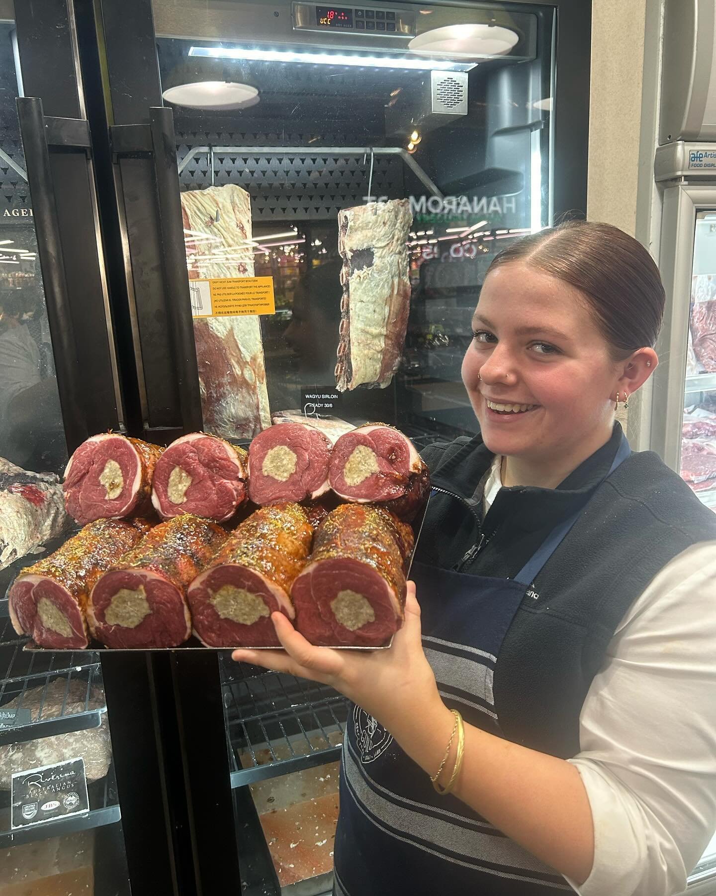 Jayde’s been busy this morning,she’s just made some danish lamb roasts,Tasmanian lamb,melt in your mouth