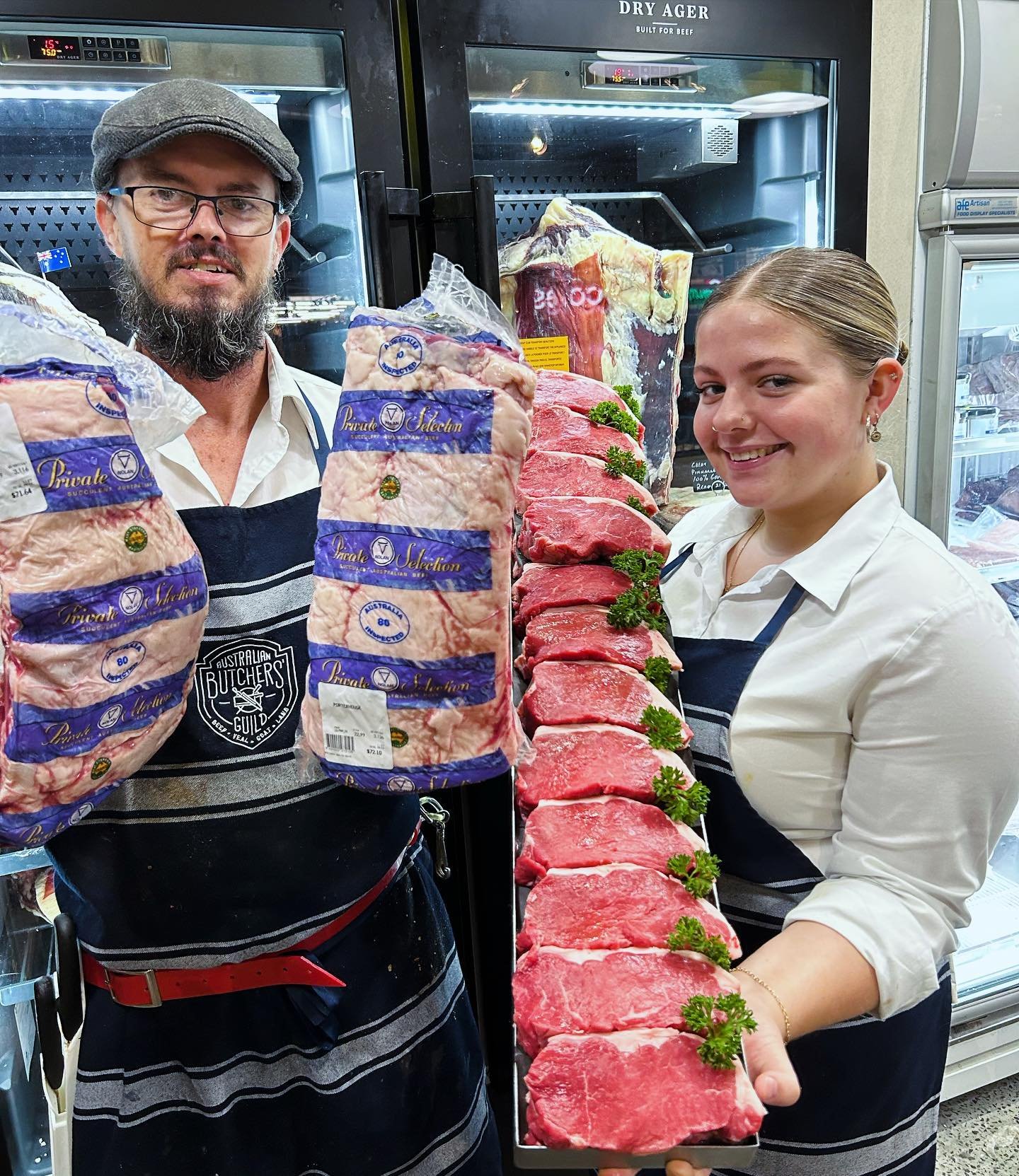Our Nolan’s private selection Sirloin is HALF price today! $24.99kg, even cheaper when you buy a whole one at $22.99 kg. Get in quick while stocks last 🏃‍♂️💨